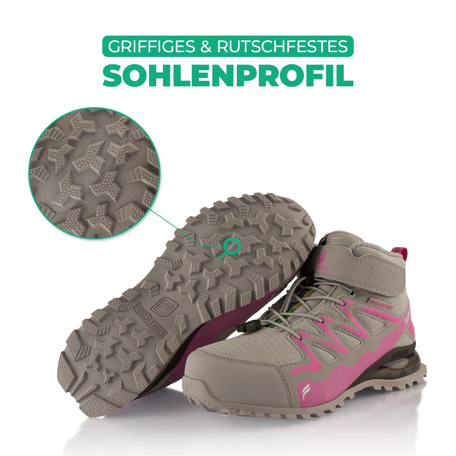 Winterstiefel Wasserdichte Warm Gefütterte Wanderschuhe - Image 6