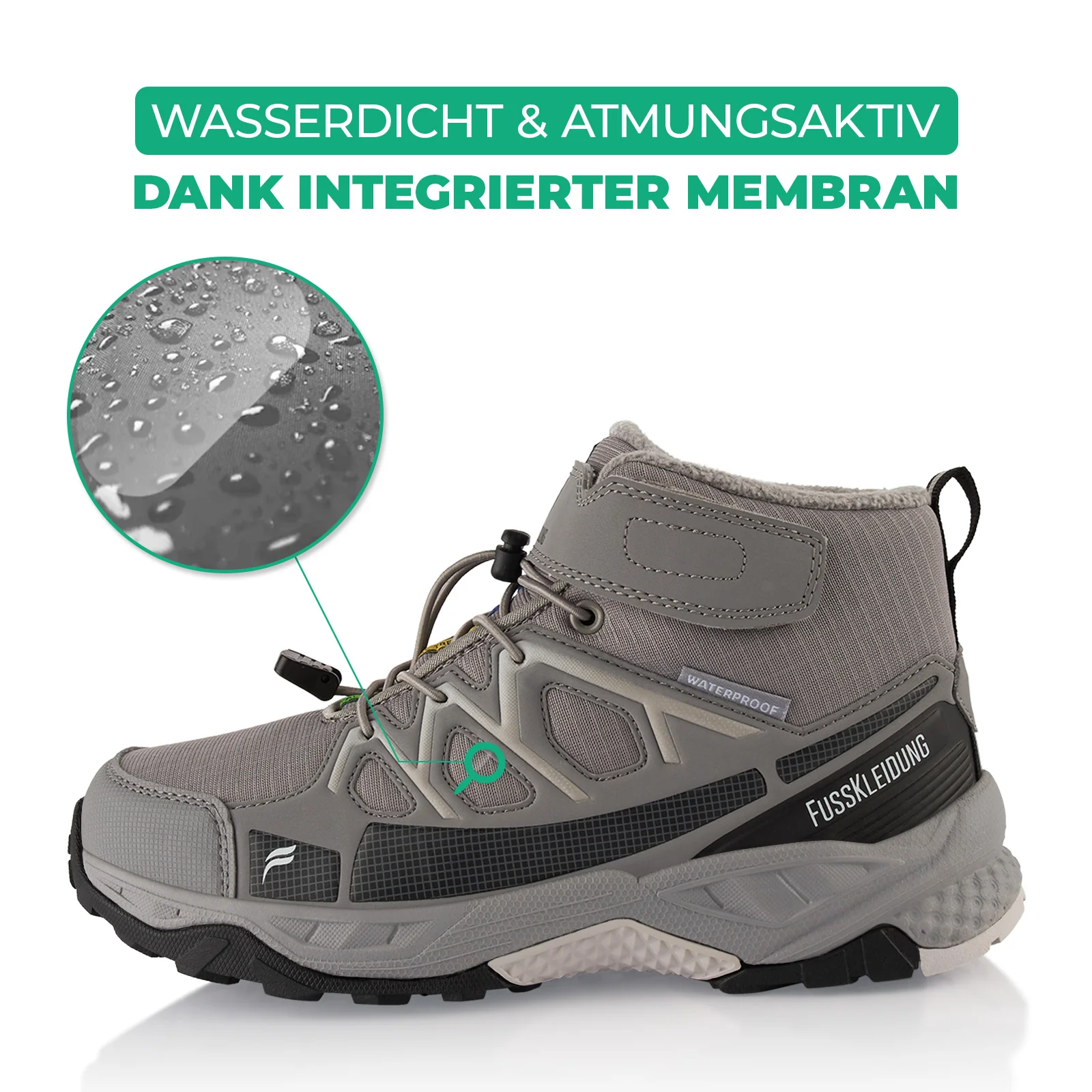 Winterstiefel Wasserdichte Warm Gefütterte Wanderschuhe - Image 2