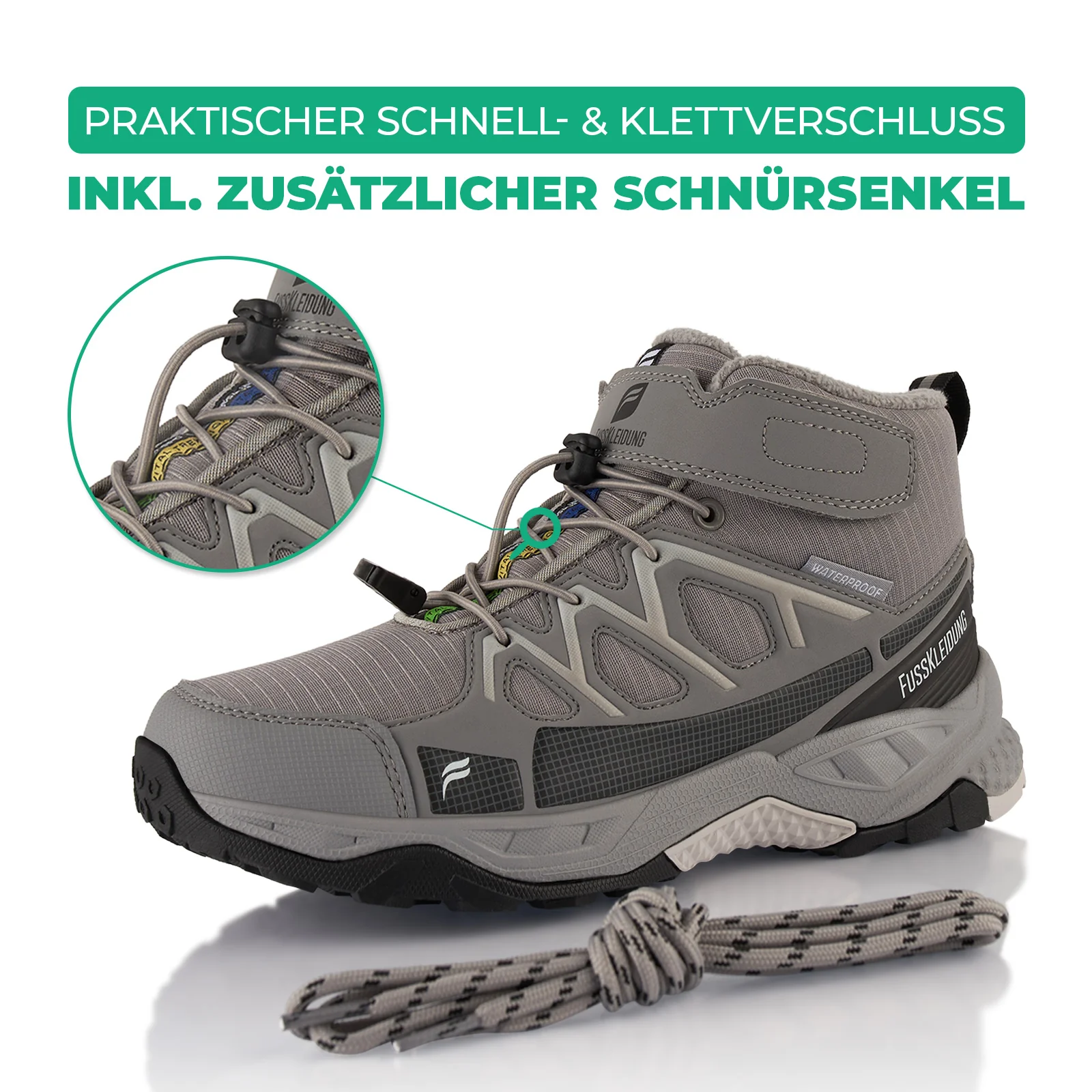 Winterstiefel Wasserdichte Warm Gefütterte Wanderschuhe - Image 4