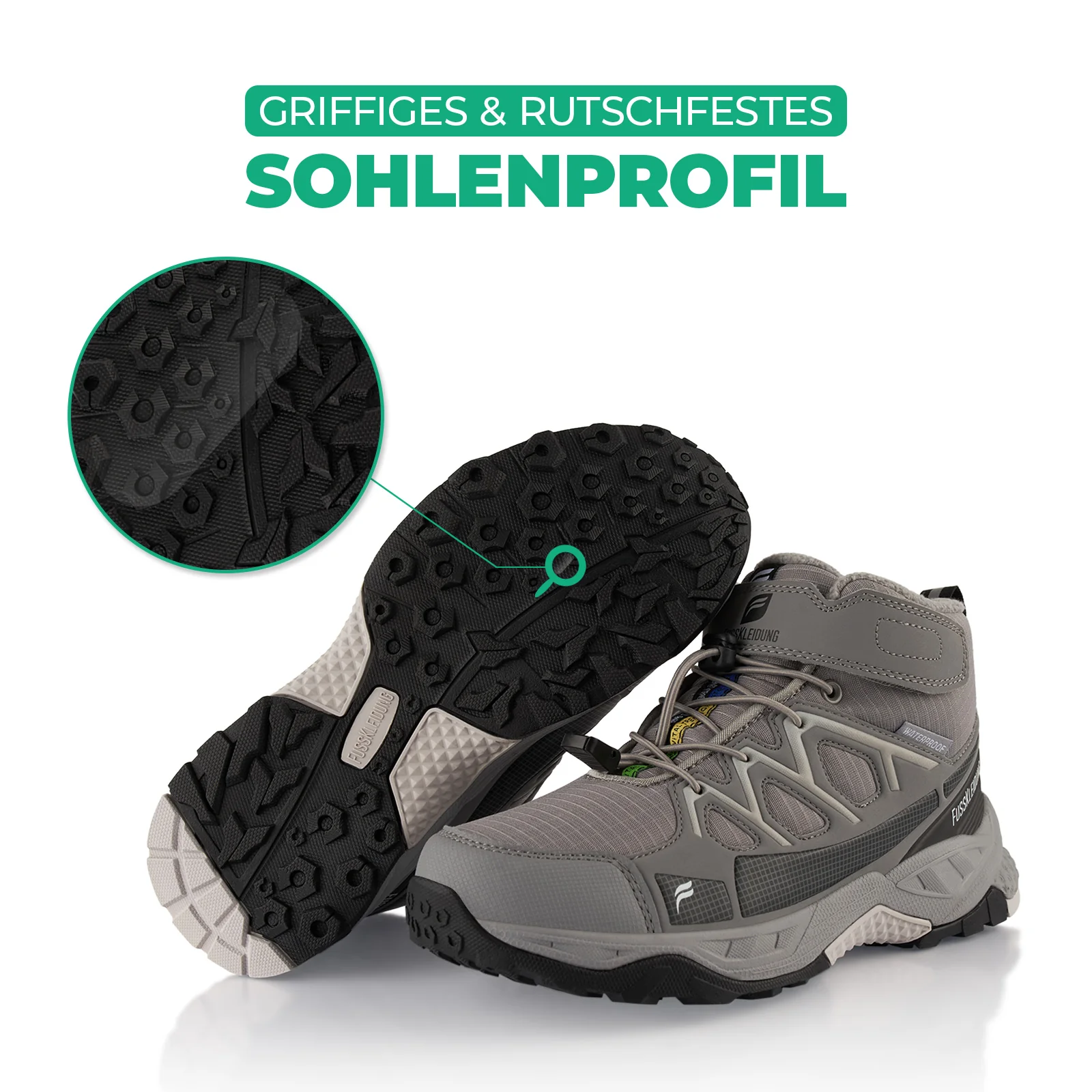 Winterstiefel Wasserdichte Warm Gefütterte Wanderschuhe - Image 6