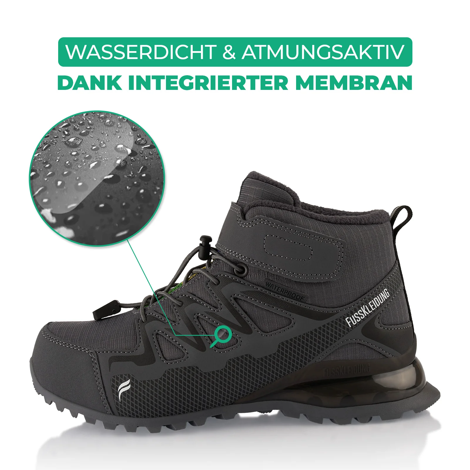 Winterstiefel Wasserdichte Warm Gefütterte Wanderschuhe - Image 2