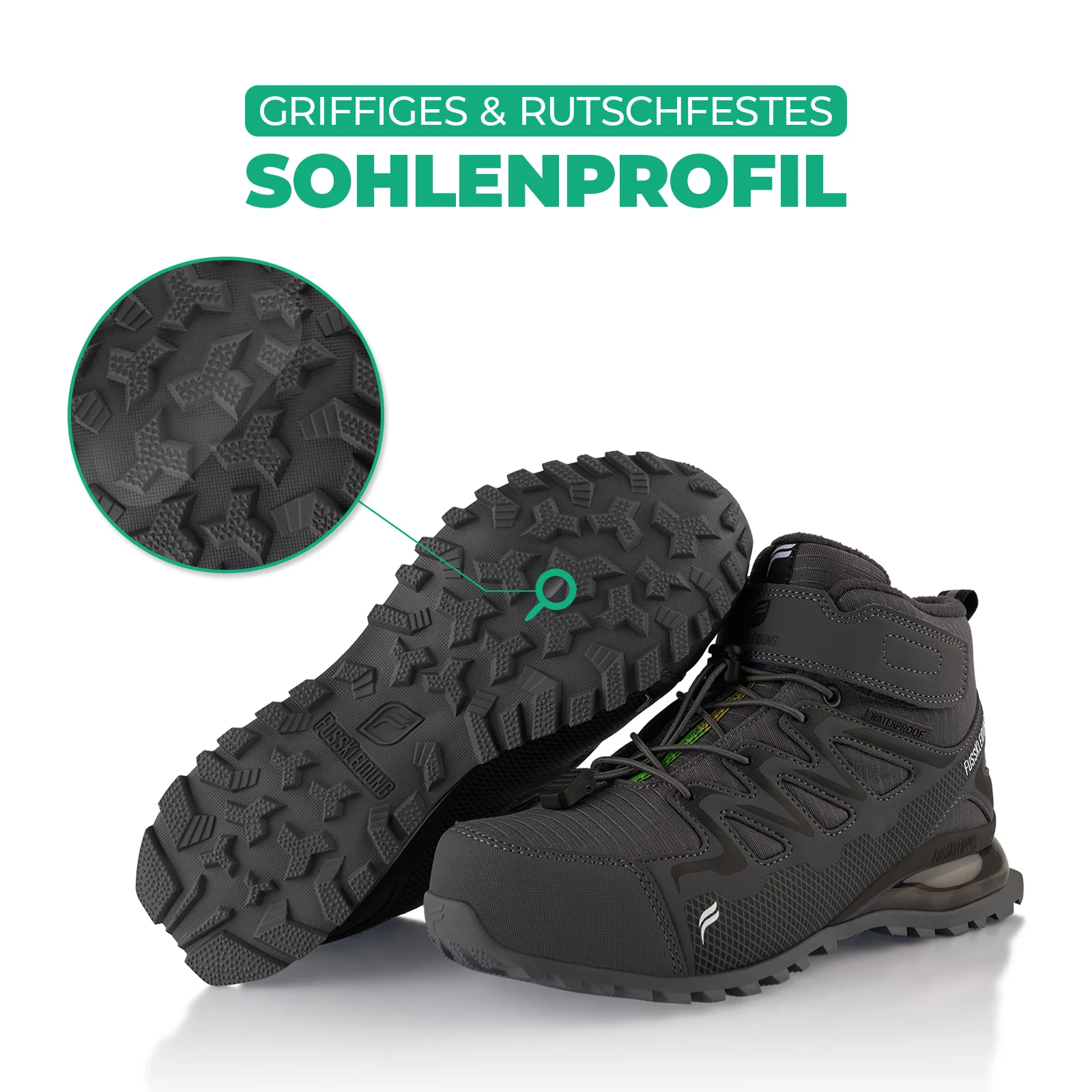 Winterstiefel Wasserdichte Warm Gefütterte Wanderschuhe - Image 6