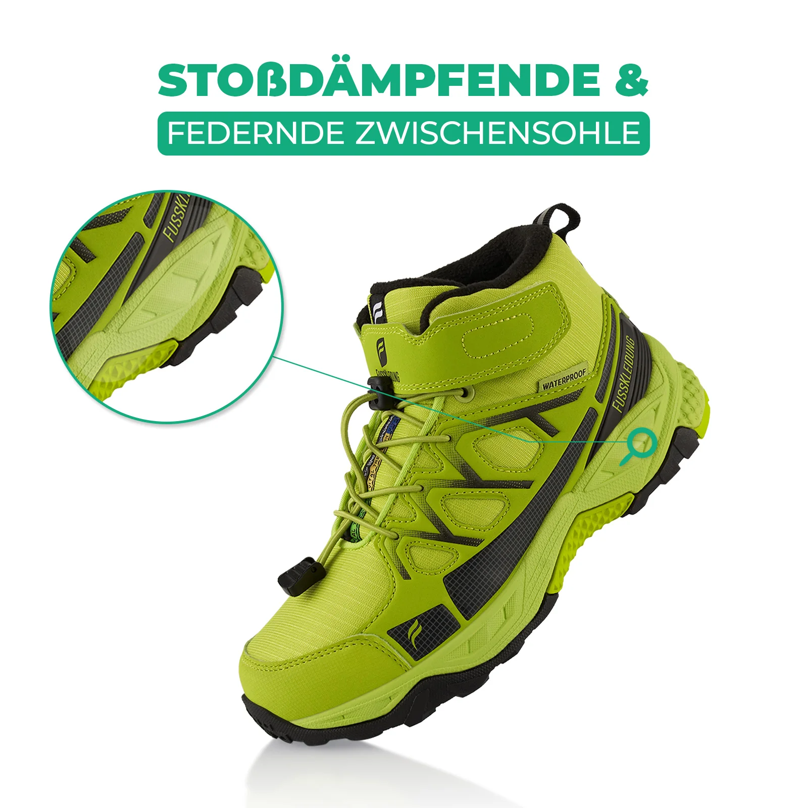 Winterstiefel Wasserdichte Warm Gefütterte Wanderschuhe - Image 3