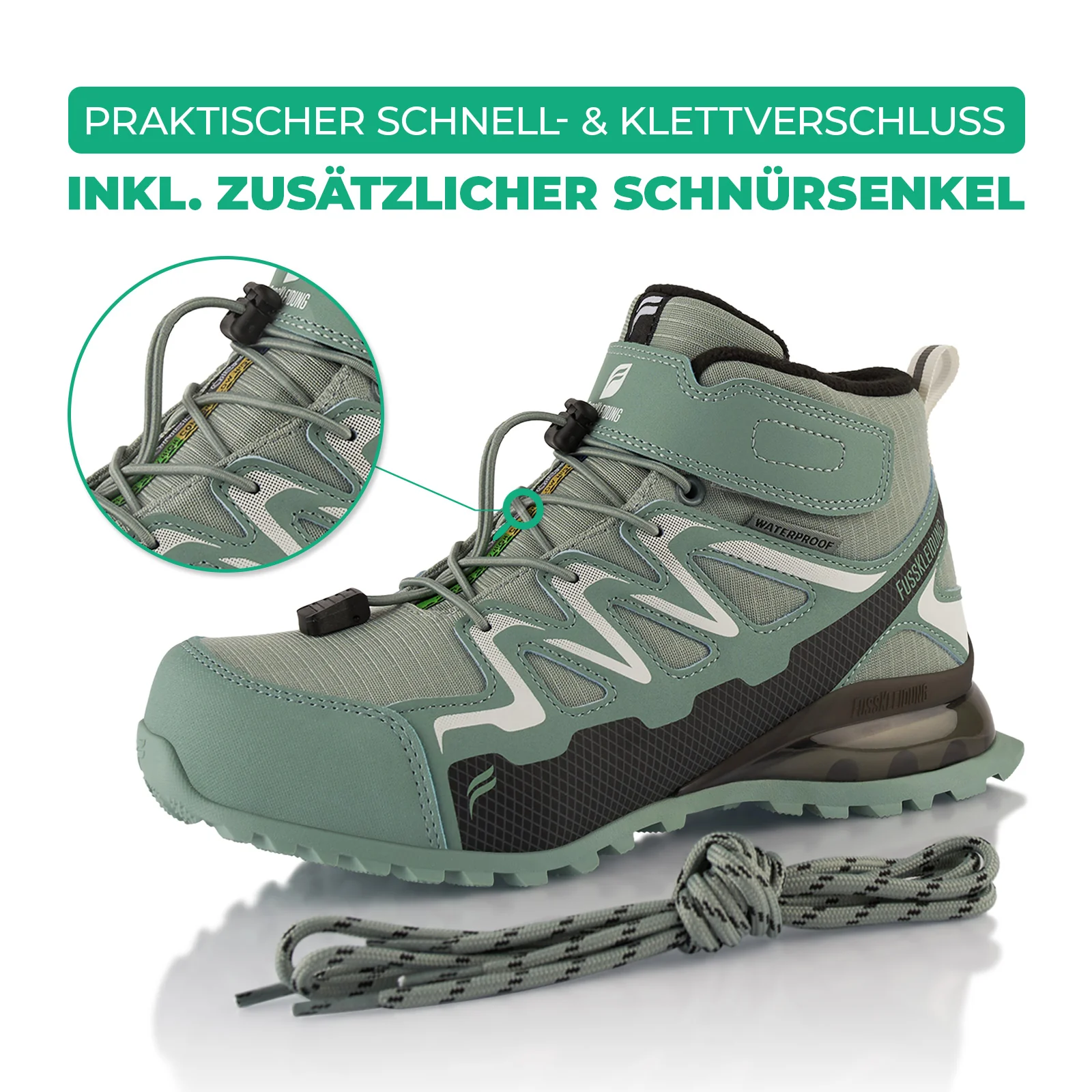 Winterstiefel Wasserdichte Warm Gefütterte Wanderschuhe - Image 4