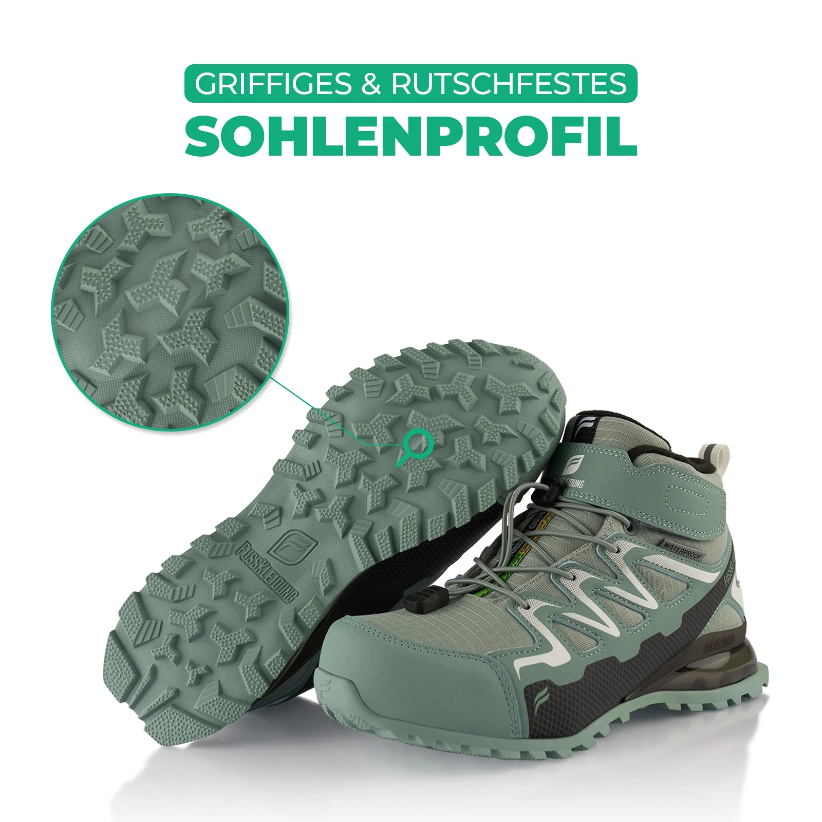Winterstiefel Wasserdichte Warm Gefütterte Wanderschuhe - Image 6