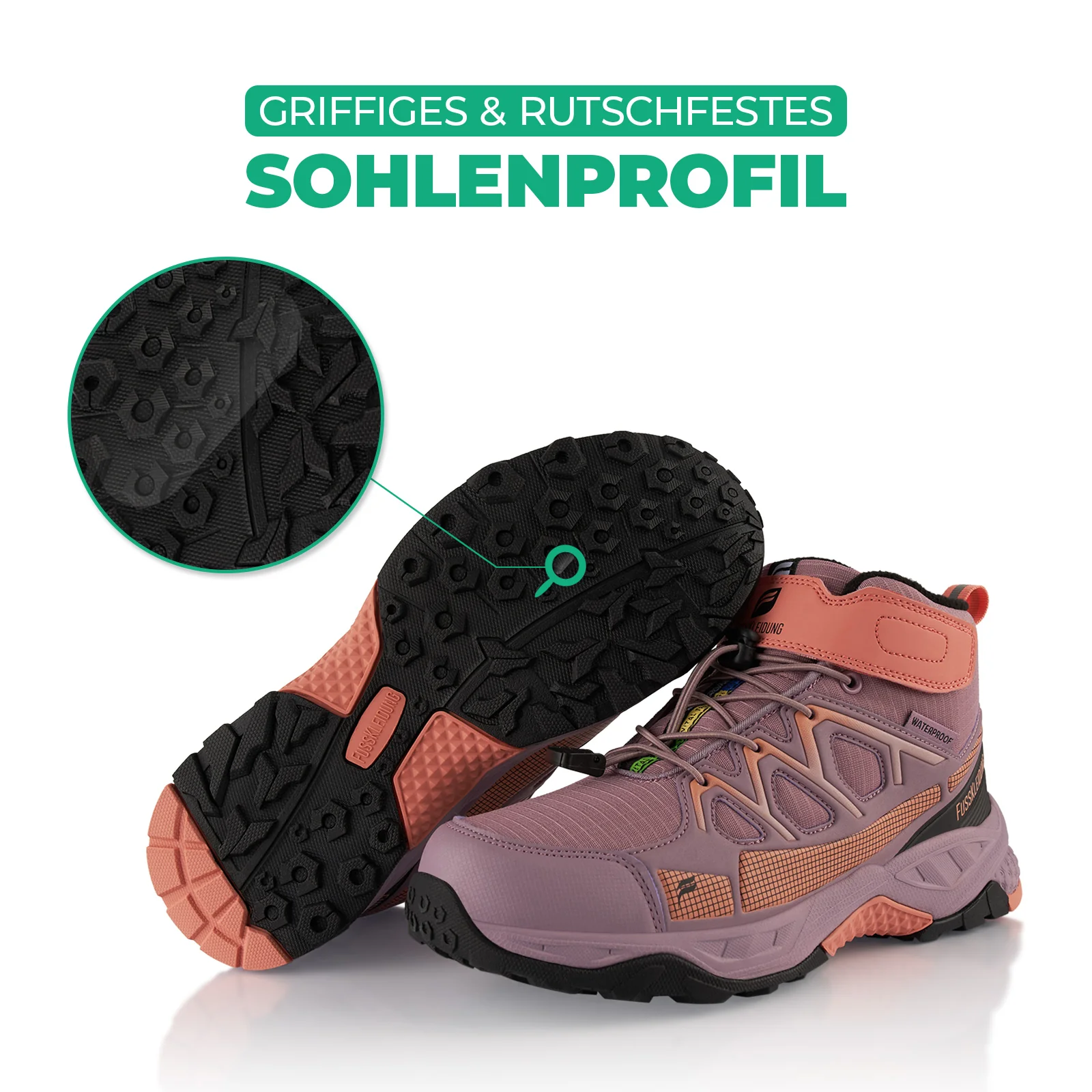 Winterstiefel Wasserdichte Warm Gefütterte Wanderschuhe - Image 6