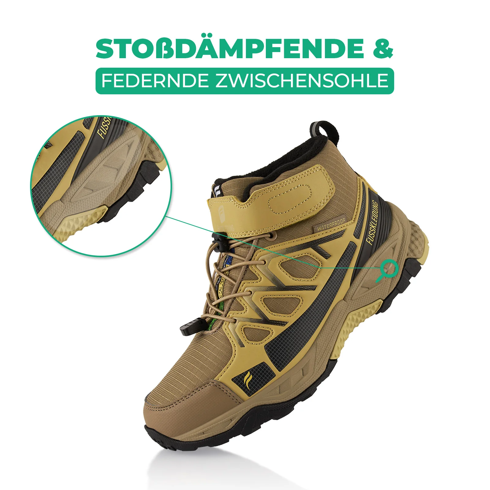 Winterstiefel Wasserdichte Warm Gefütterte Wanderschuhe - Image 3
