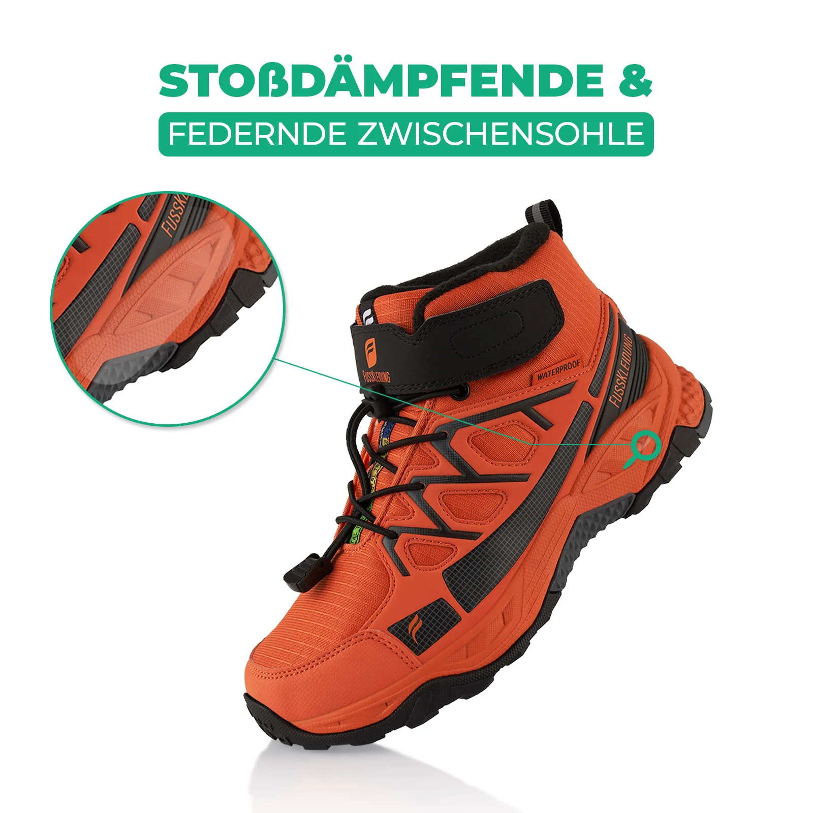 Winterstiefel Wasserdichte Warm Gefütterte Wanderschuhe - Image 3