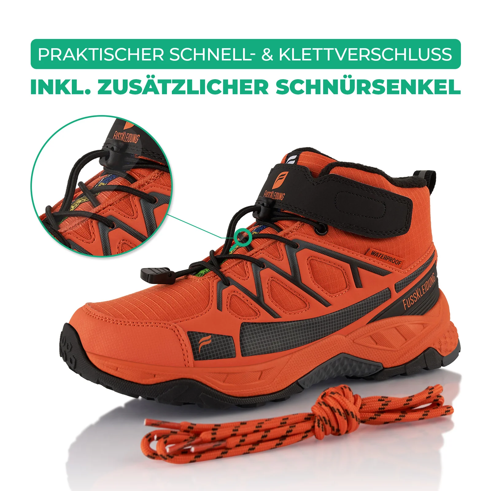 Winterstiefel Wasserdichte Warm Gefütterte Wanderschuhe - Image 4
