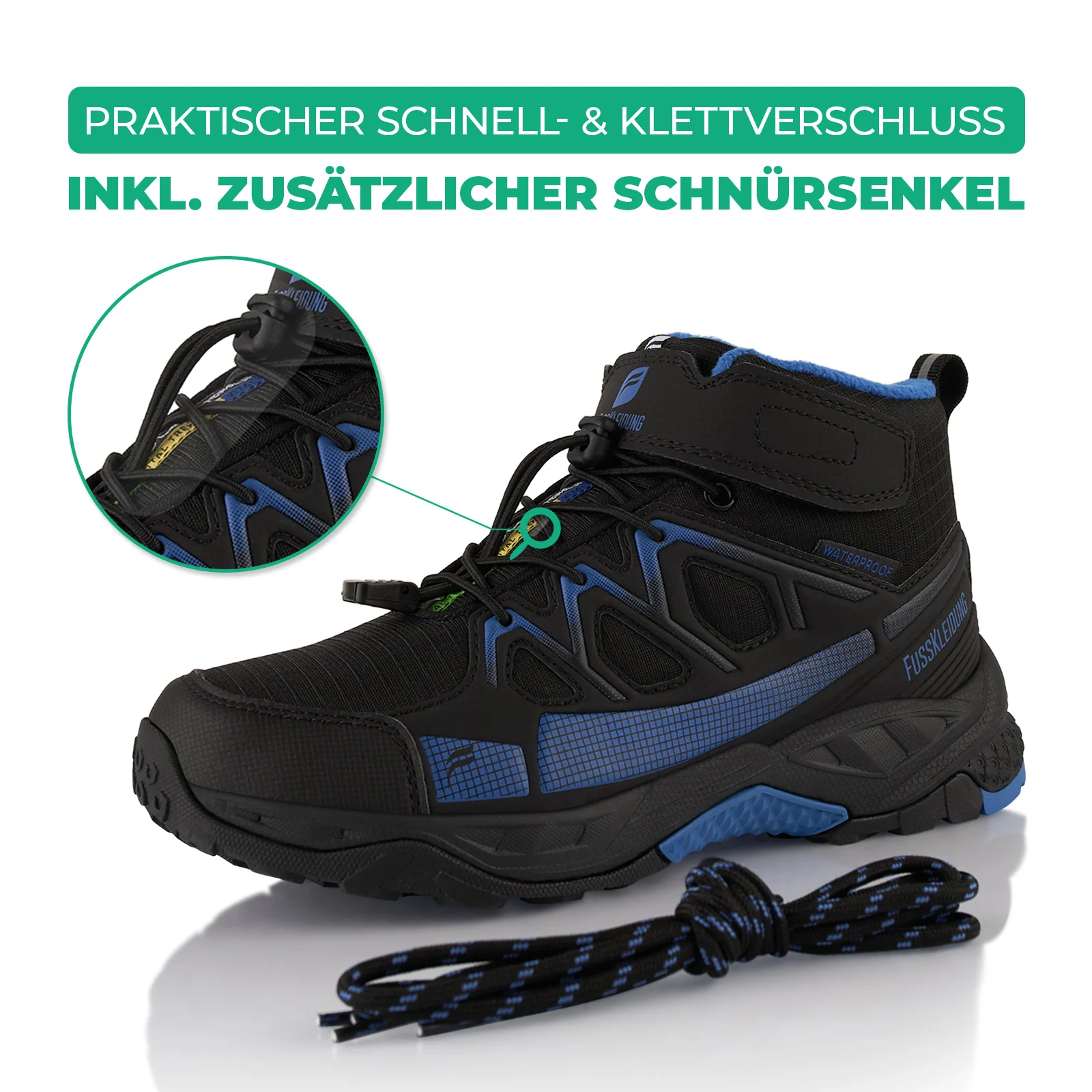 Winterstiefel Wasserdichte Warm Gefütterte Wanderschuhe - Image 4