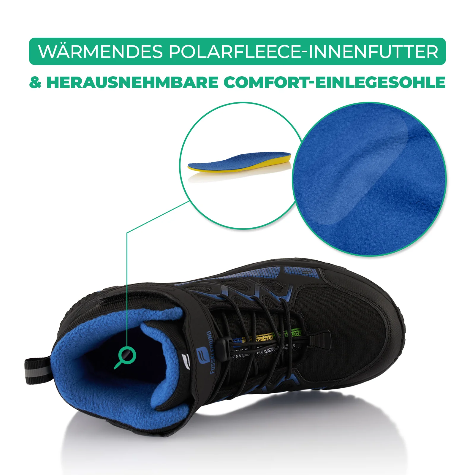 Winterstiefel Wasserdichte Warm Gefütterte Wanderschuhe - Image 5
