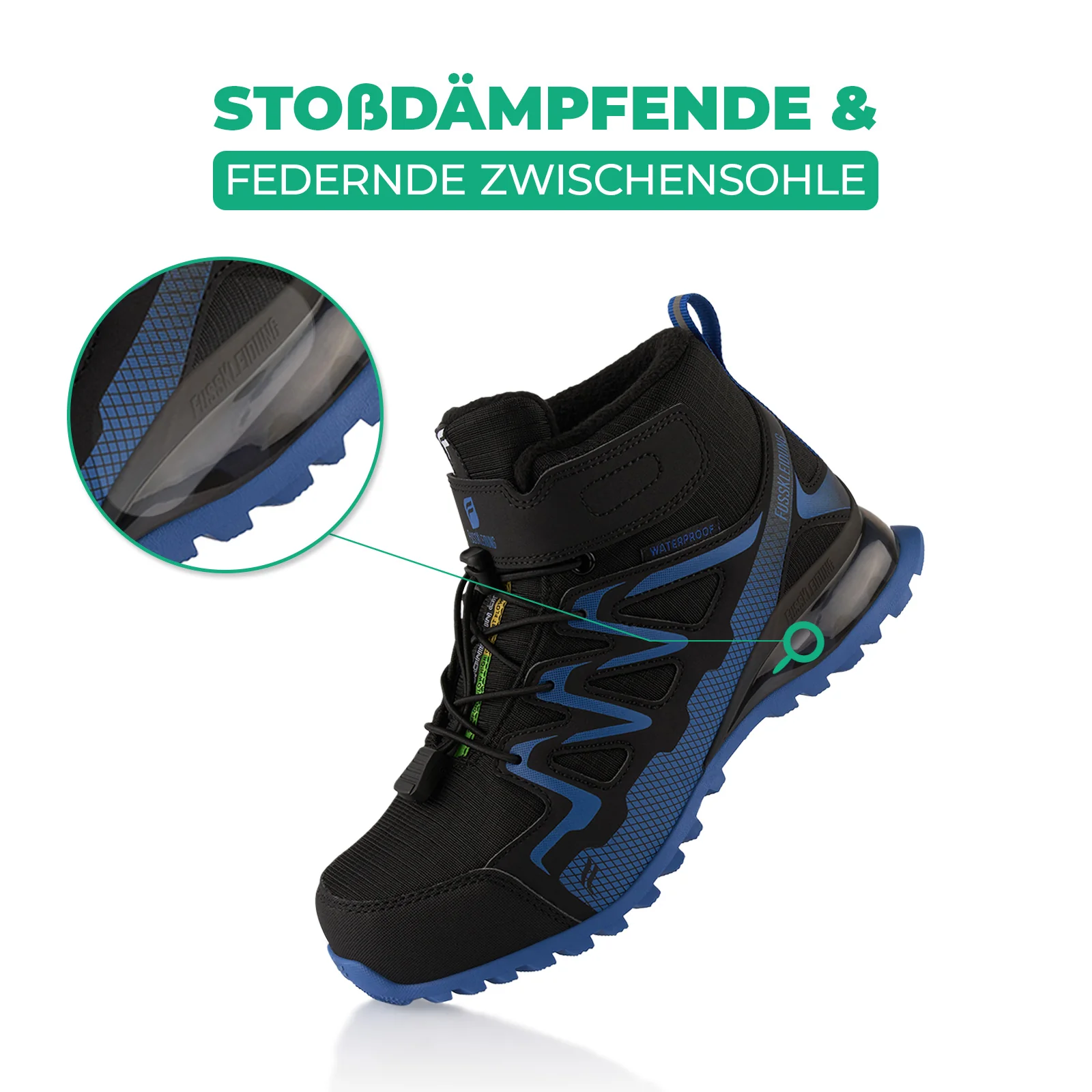 Winterstiefel Wasserdichte Warm Gefütterte Wanderschuhe - Image 3