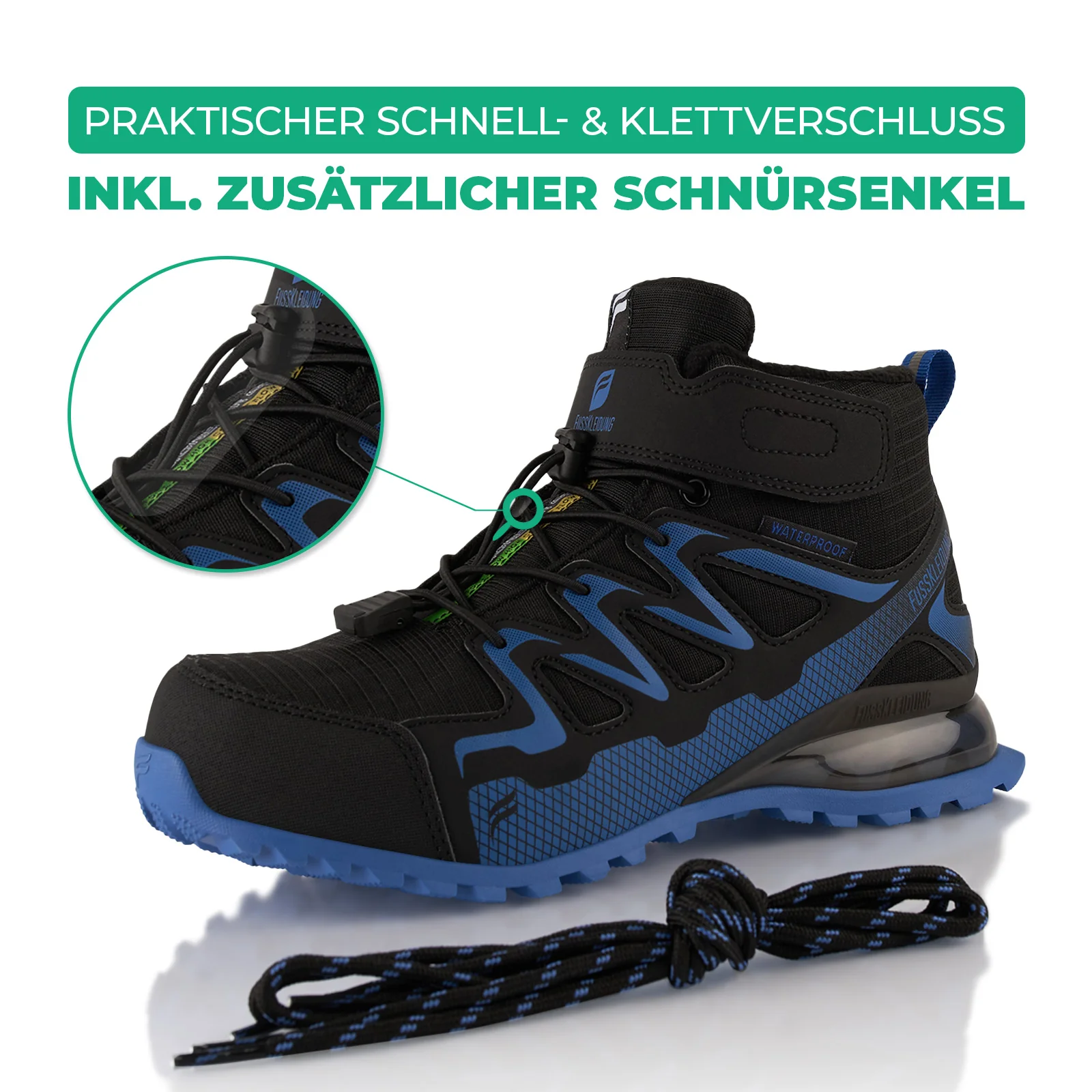Winterstiefel Wasserdichte Warm Gefütterte Wanderschuhe - Image 4