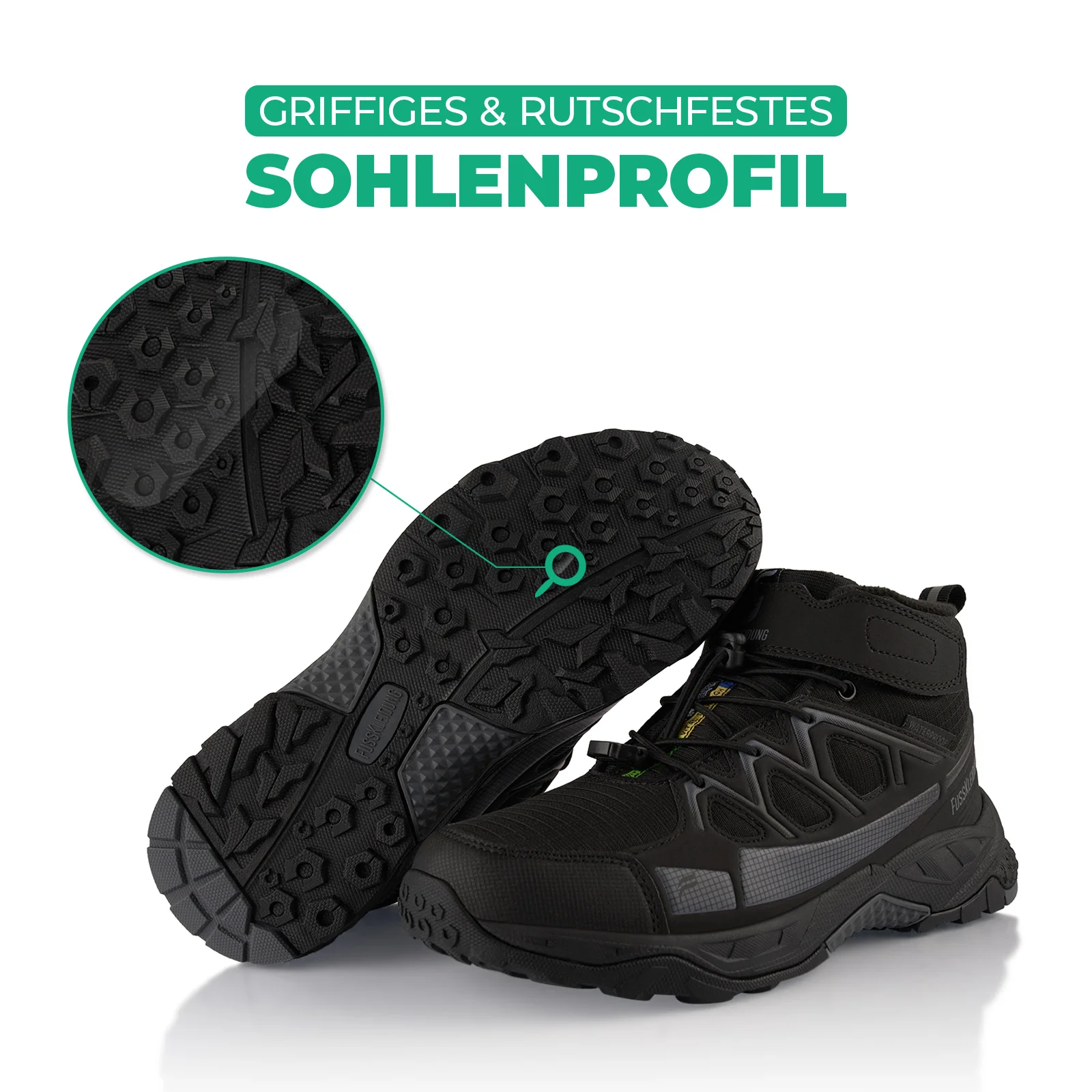 Winterstiefel Wasserdichte Warm Gefütterte Wanderschuhe - Image 6