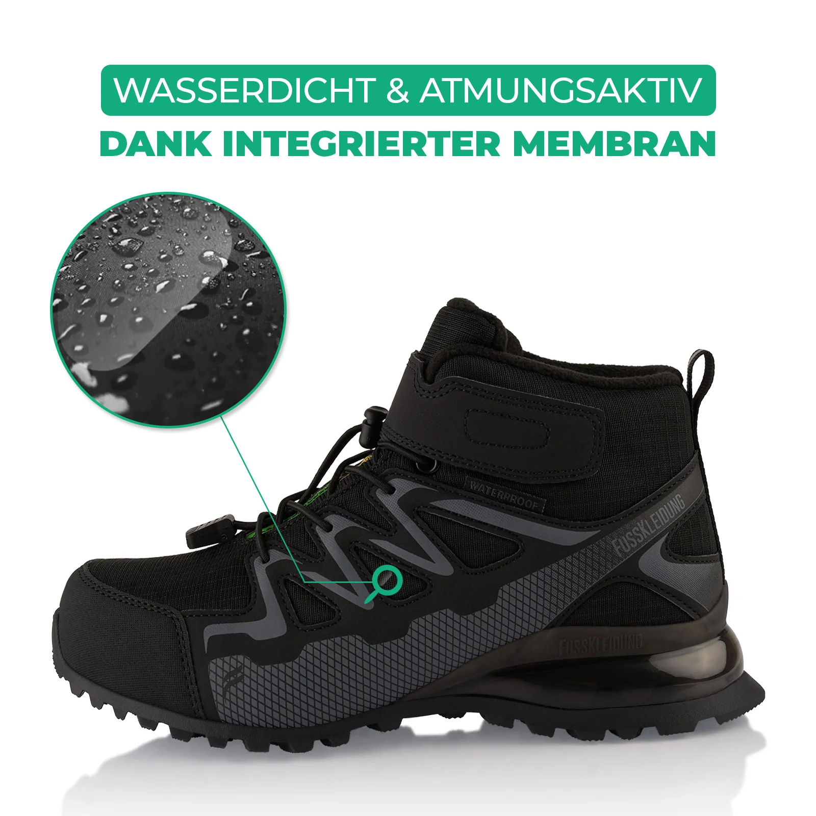 Winterstiefel Wasserdichte Warm Gefütterte Wanderschuhe - Image 2