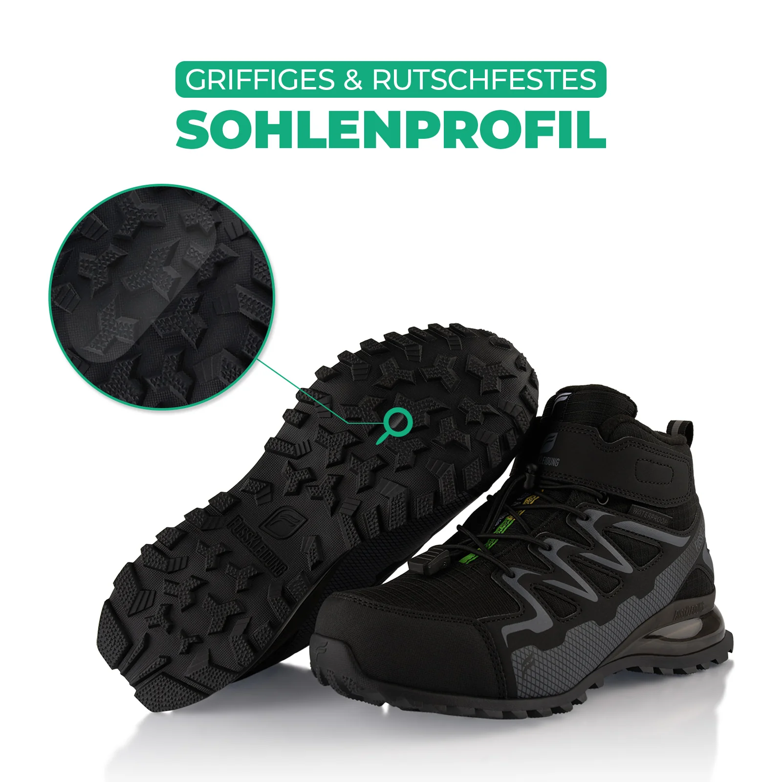 Winterstiefel Wasserdichte Warm Gefütterte Wanderschuhe - Image 6