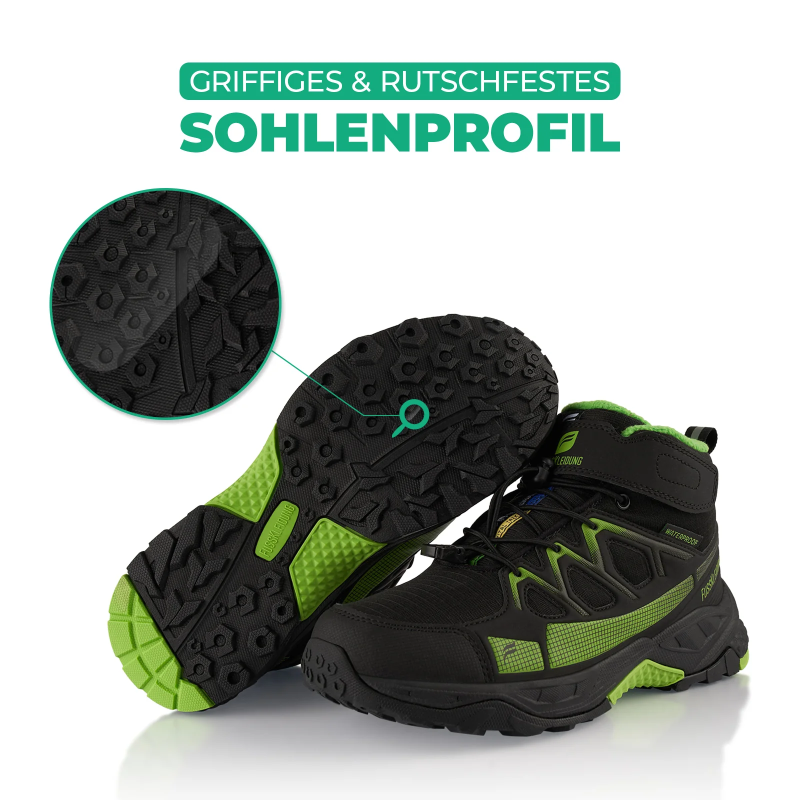 Winterstiefel Wasserdichte Warm Gefütterte Wanderschuhe - Image 6