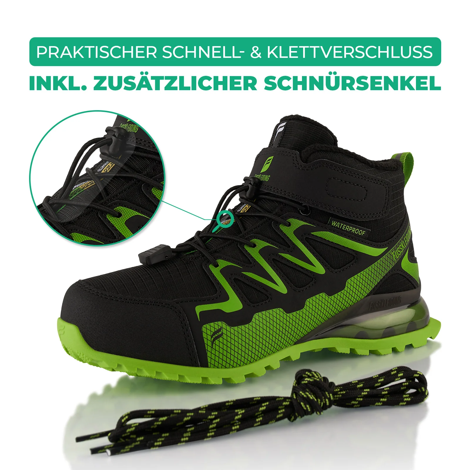 Winterstiefel Wasserdichte Warm Gefütterte Wanderschuhe - Image 4
