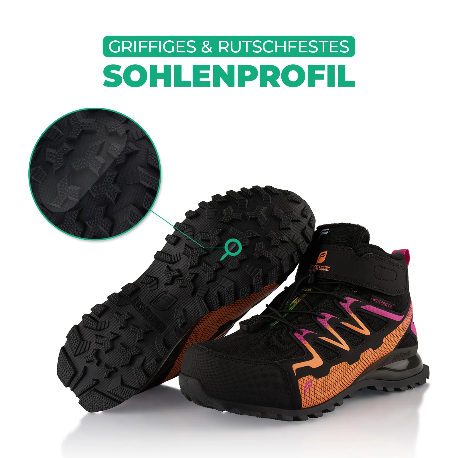 Winterstiefel Wasserdichte Warm Gefütterte Wanderschuhe - Image 6