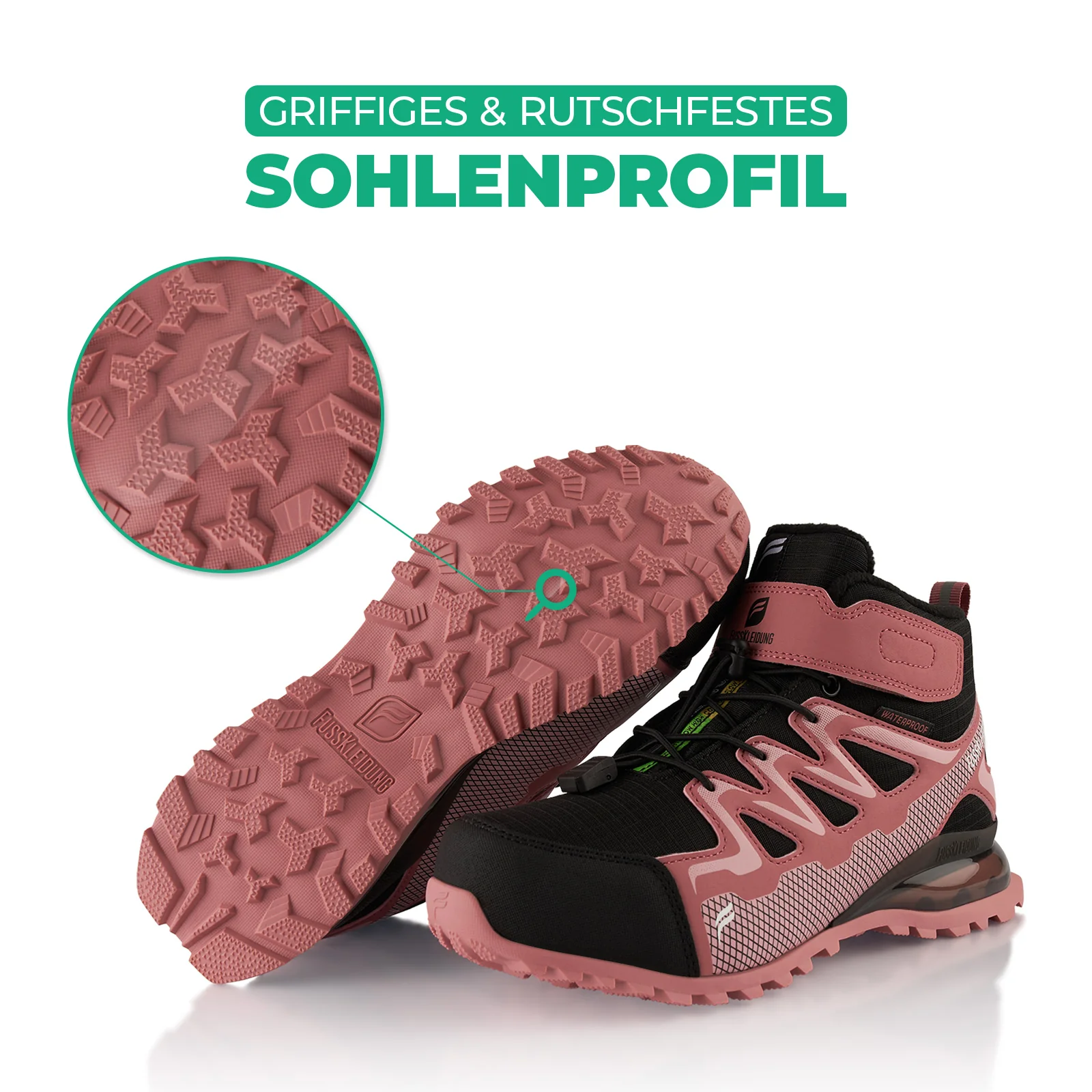 Winterstiefel Wasserdichte Warm Gefütterte Wanderschuhe - Image 6
