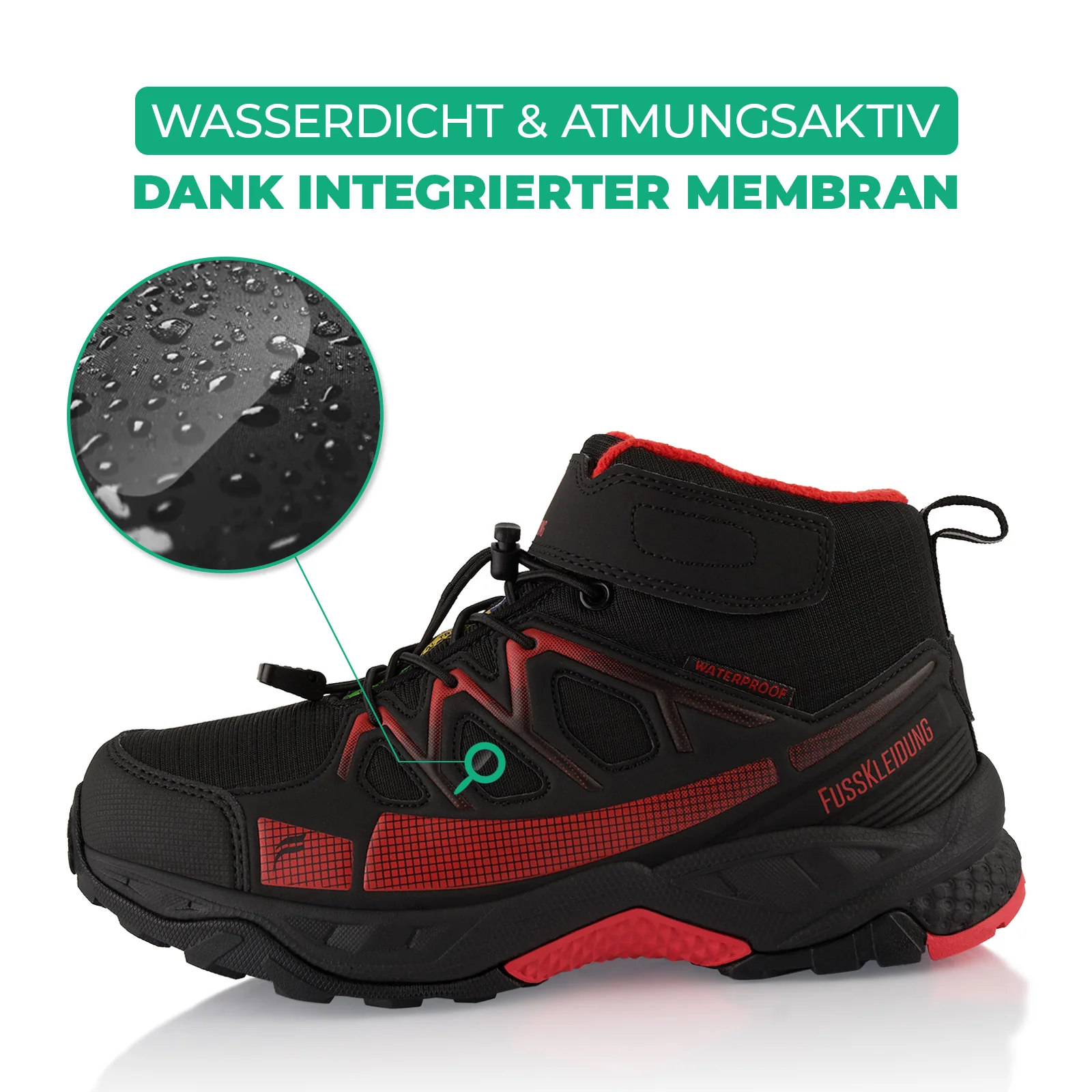 Winterstiefel Wasserdichte Warm Gefütterte Wanderschuhe - Image 2