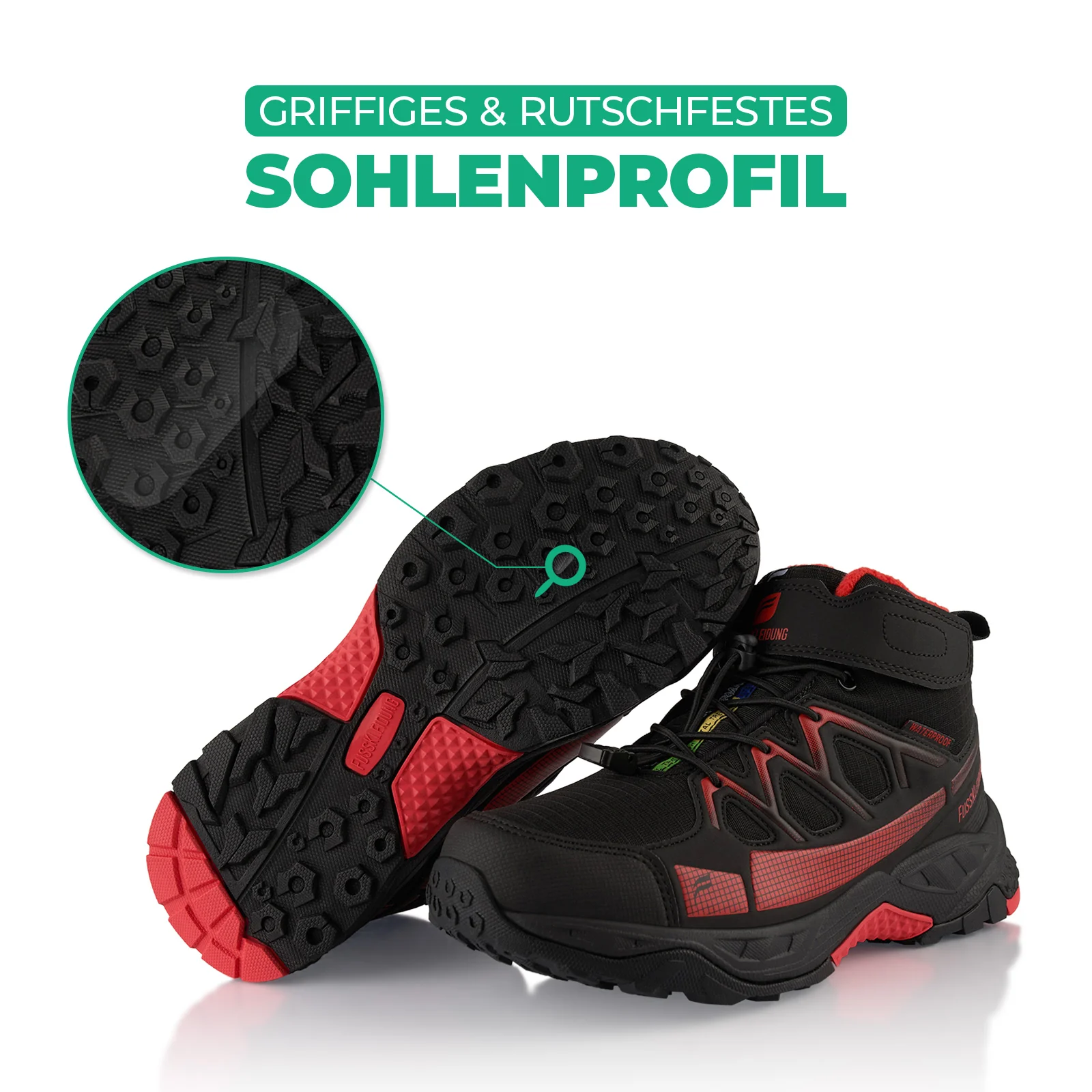 Winterstiefel Wasserdichte Warm Gefütterte Wanderschuhe - Image 6