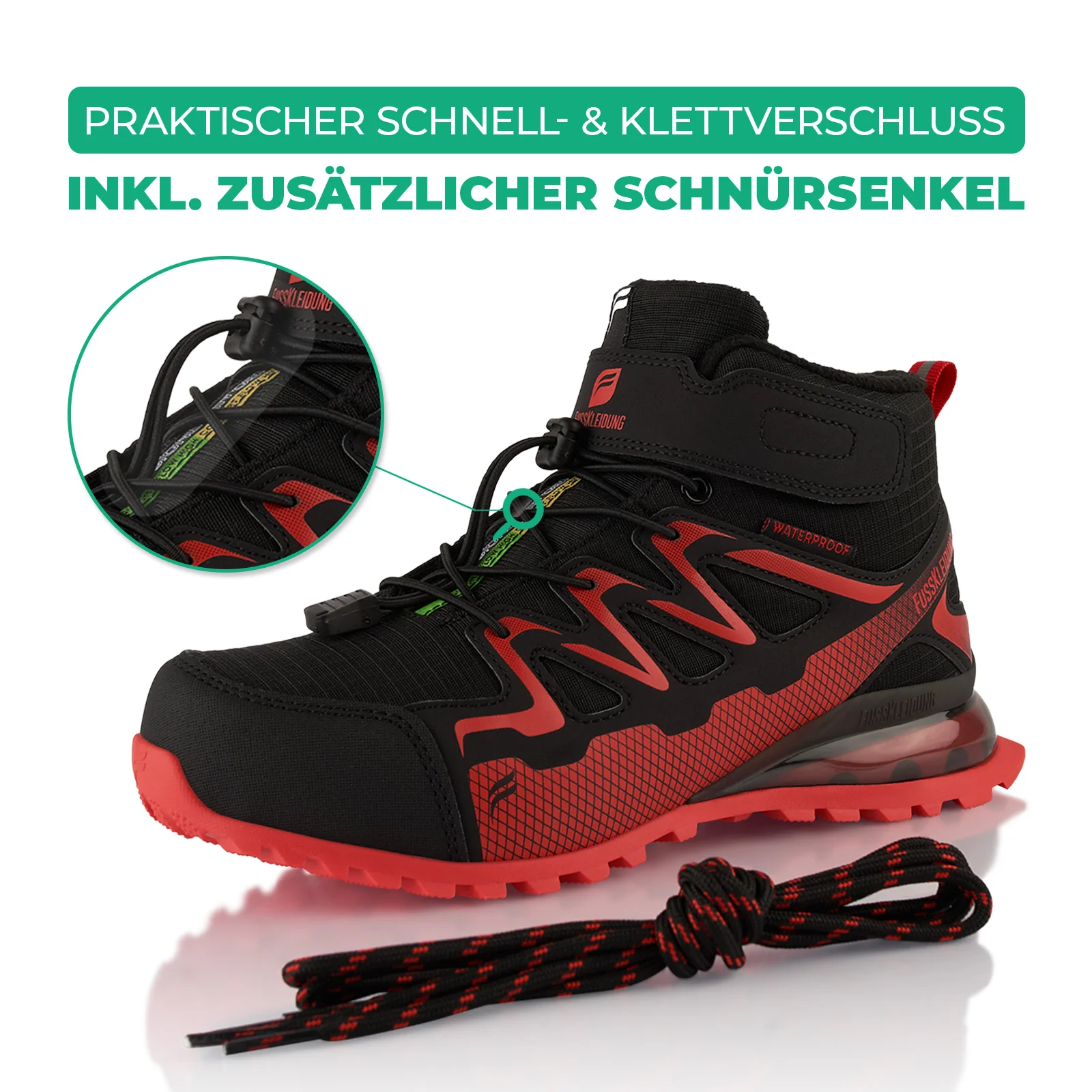 Winterstiefel Wasserdichte Warm Gefütterte Wanderschuhe - Image 4