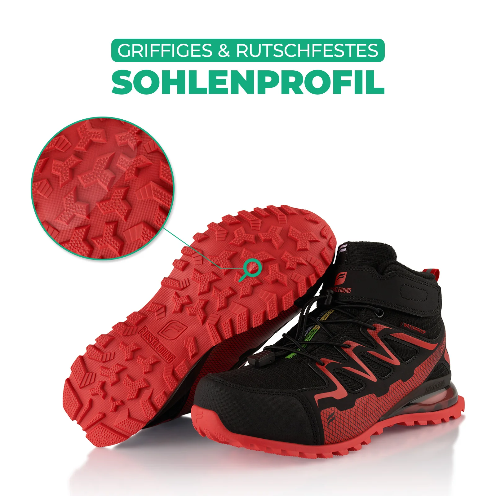 Winterstiefel Wasserdichte Warm Gefütterte Wanderschuhe - Image 6