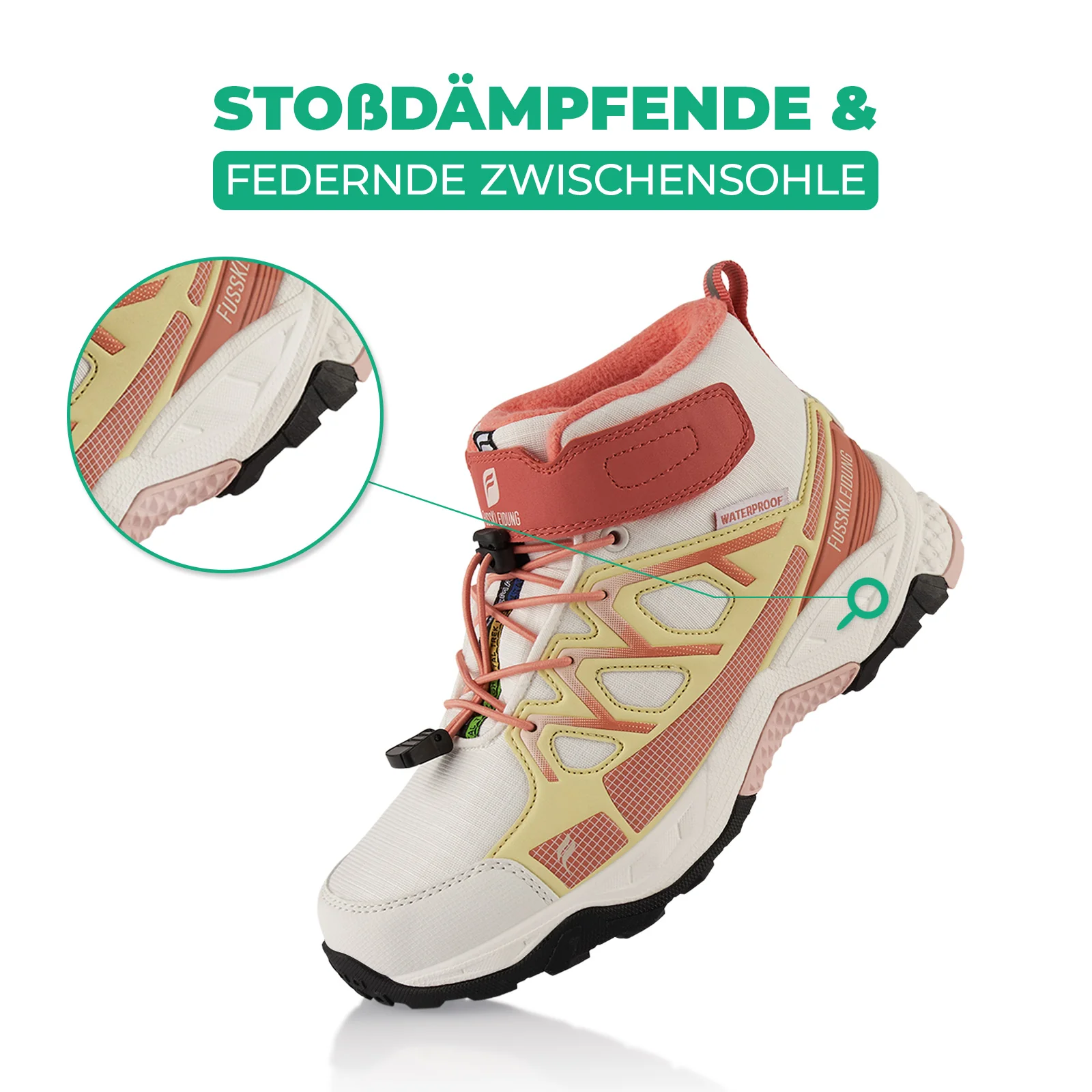 Winterstiefel Wasserdichte Warm Gefütterte Wanderschuhe - Image 3