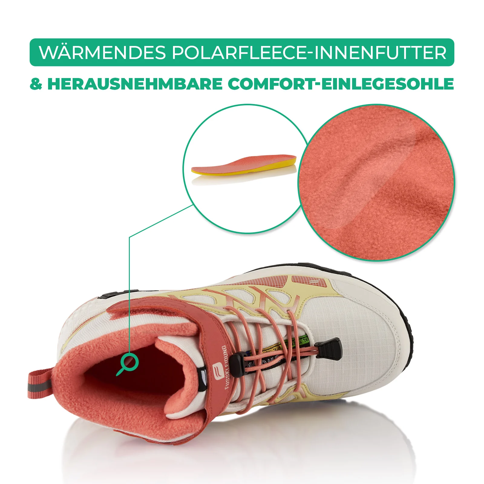 Winterstiefel Wasserdichte Warm Gefütterte Wanderschuhe - Image 5