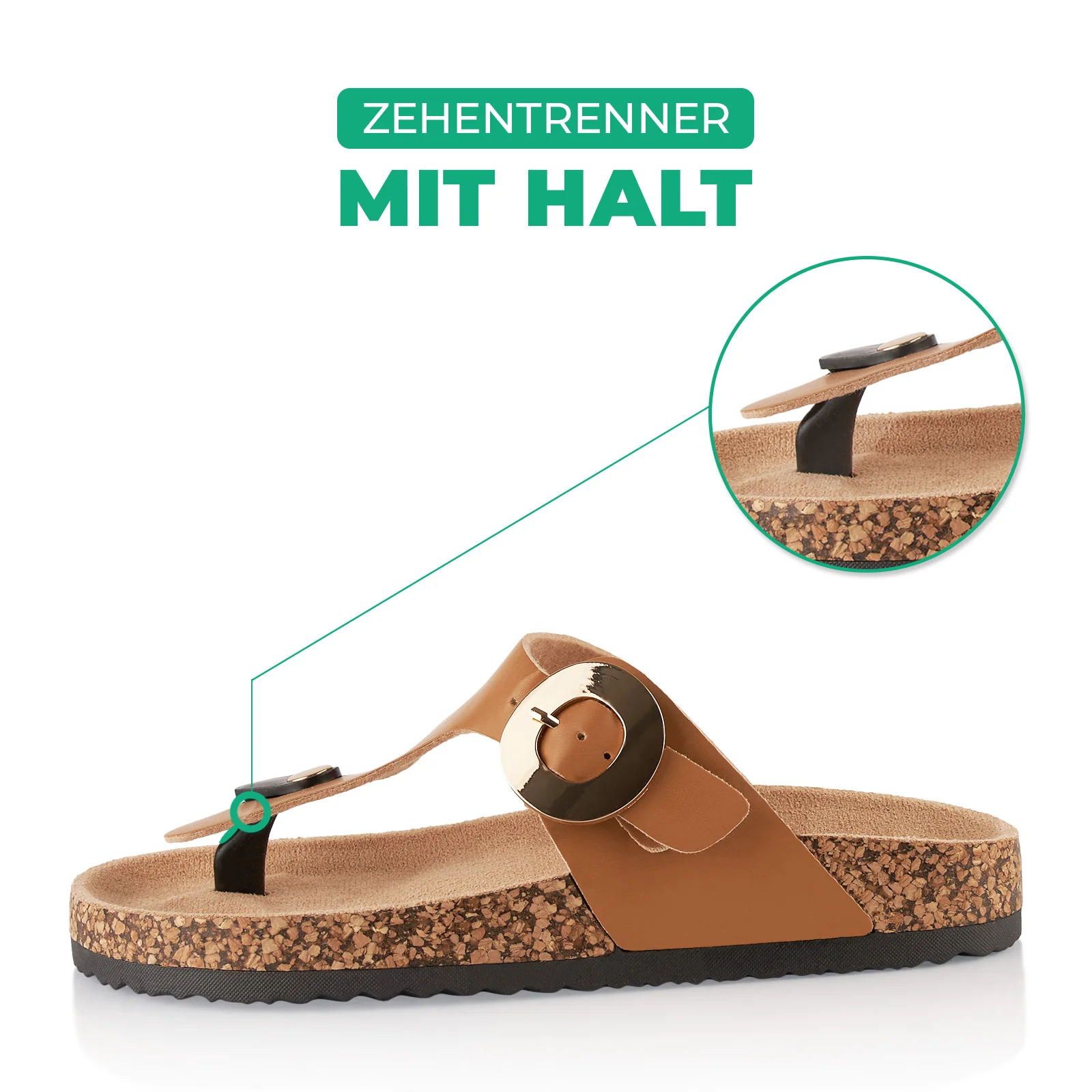 Zehentrenner mit Kork-Fußbett - Image 2