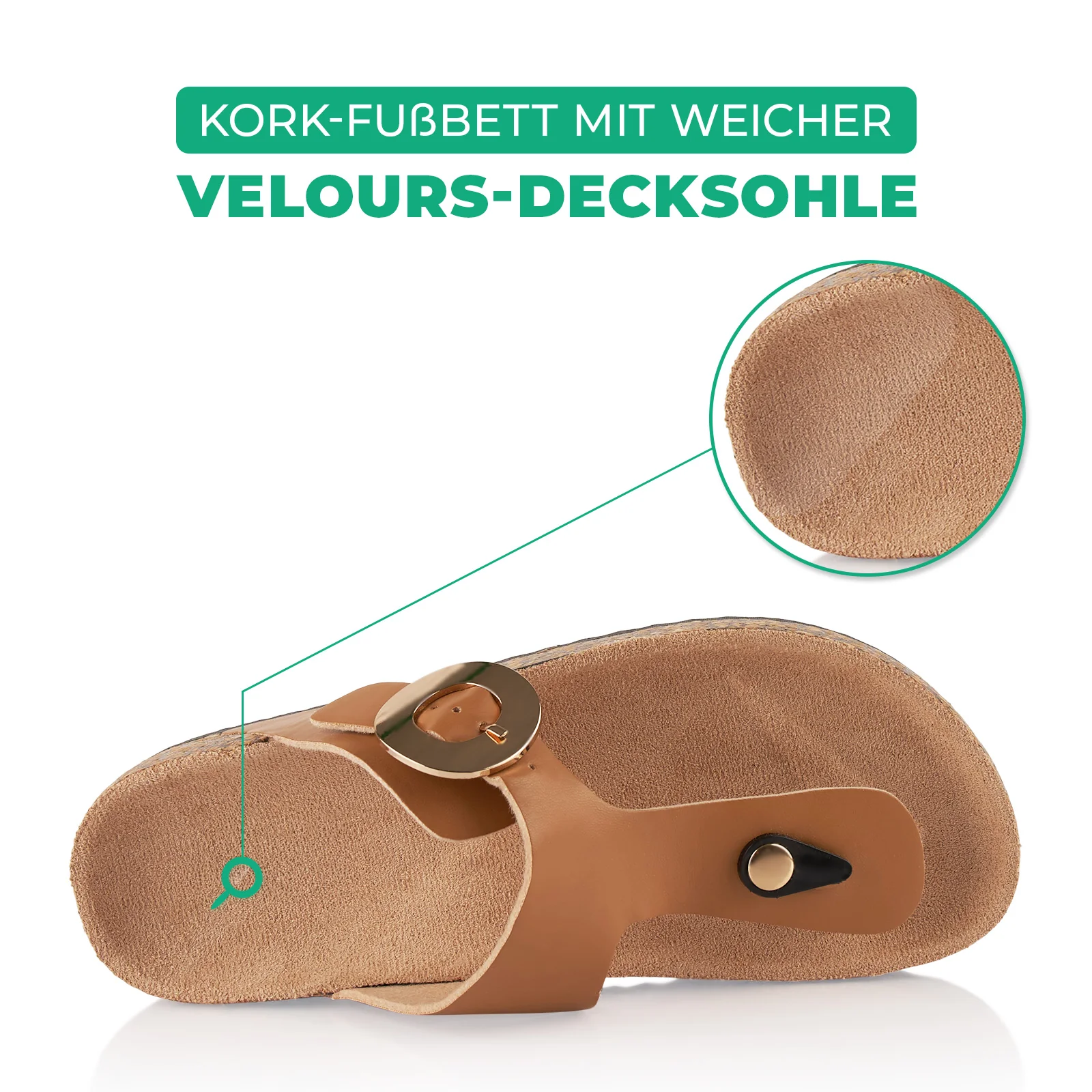 Zehentrenner mit Kork-Fußbett - Image 5