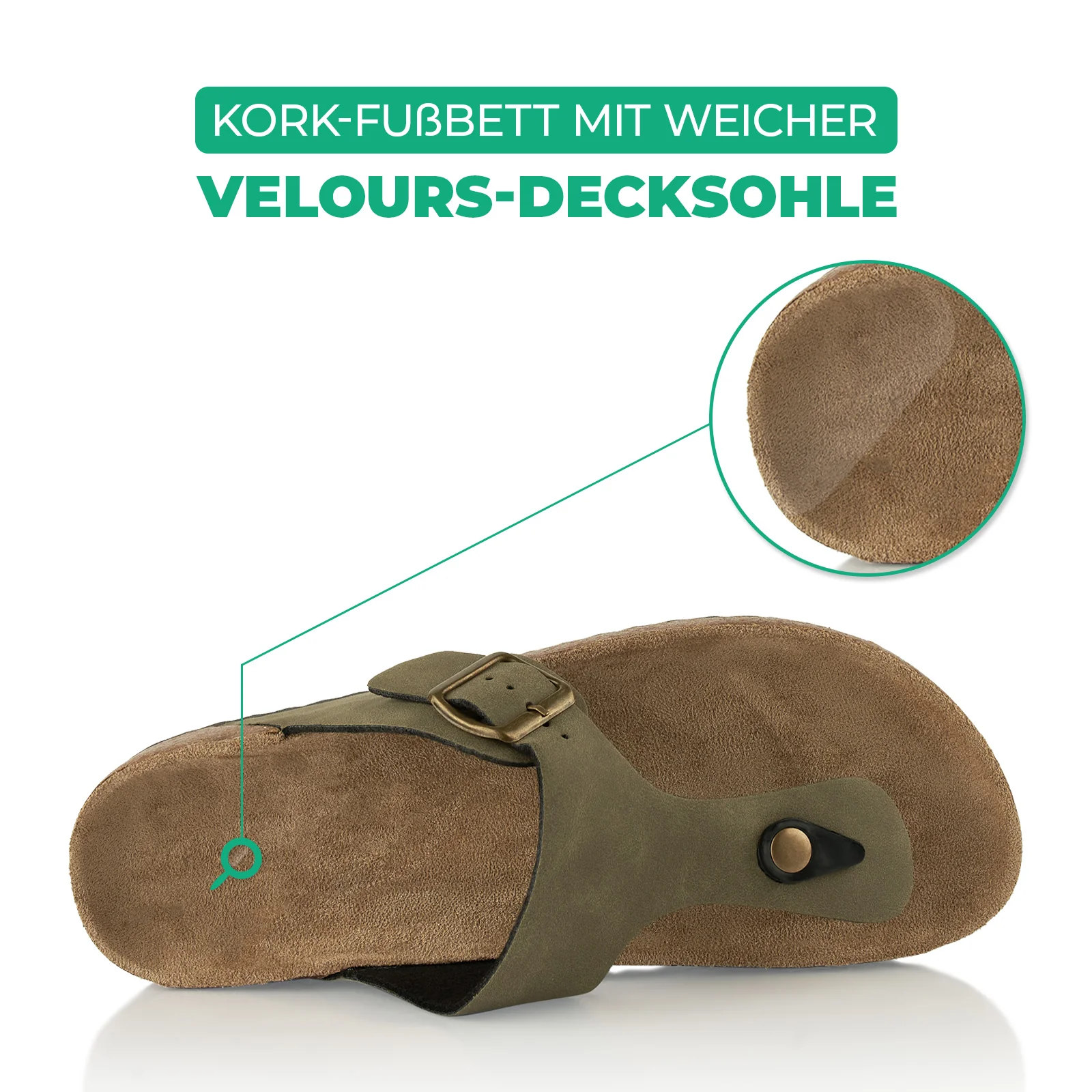 Zehentrenner mit Kork-Fußbett - Image 5