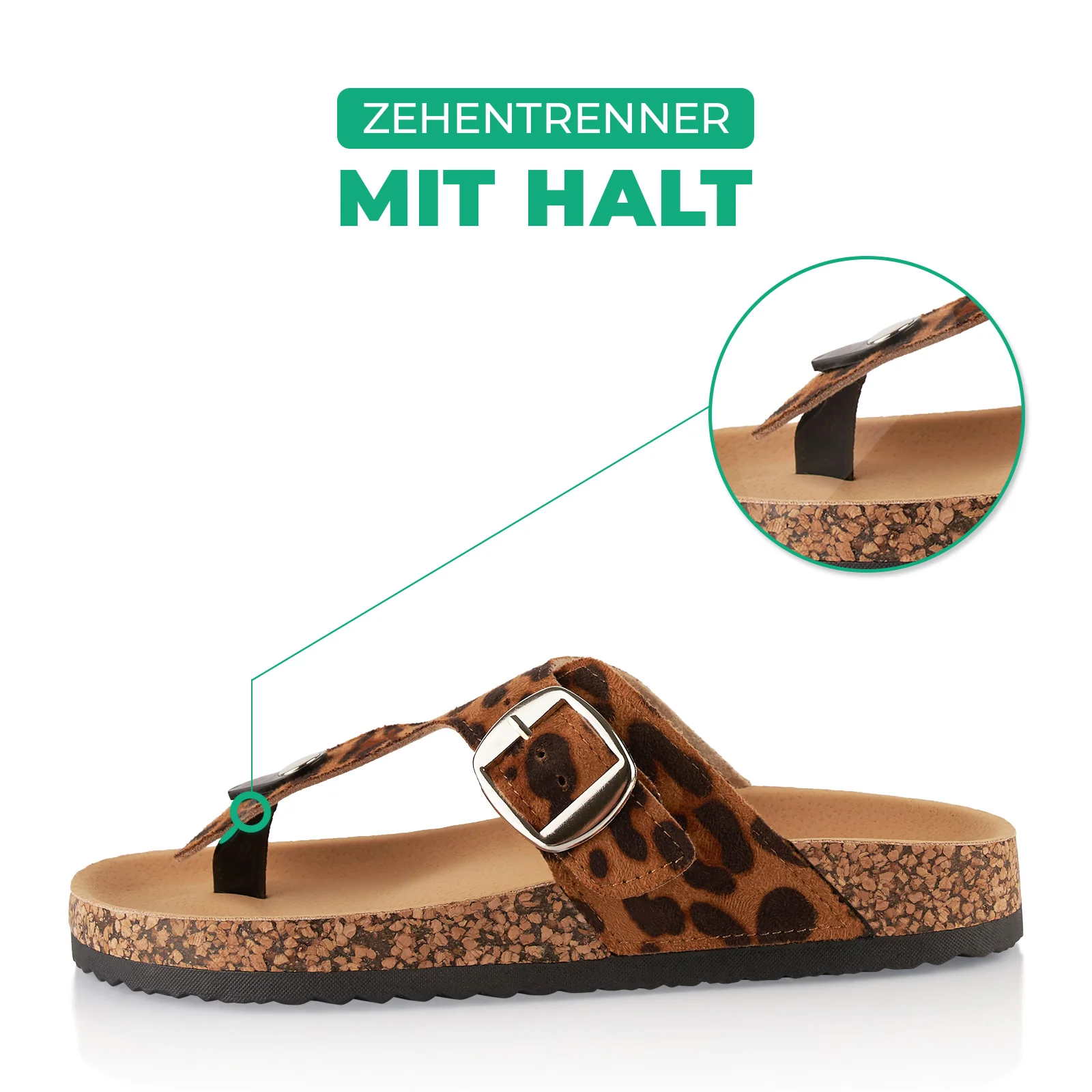 Zehentrenner mit Kork-Fußbett - Image 2