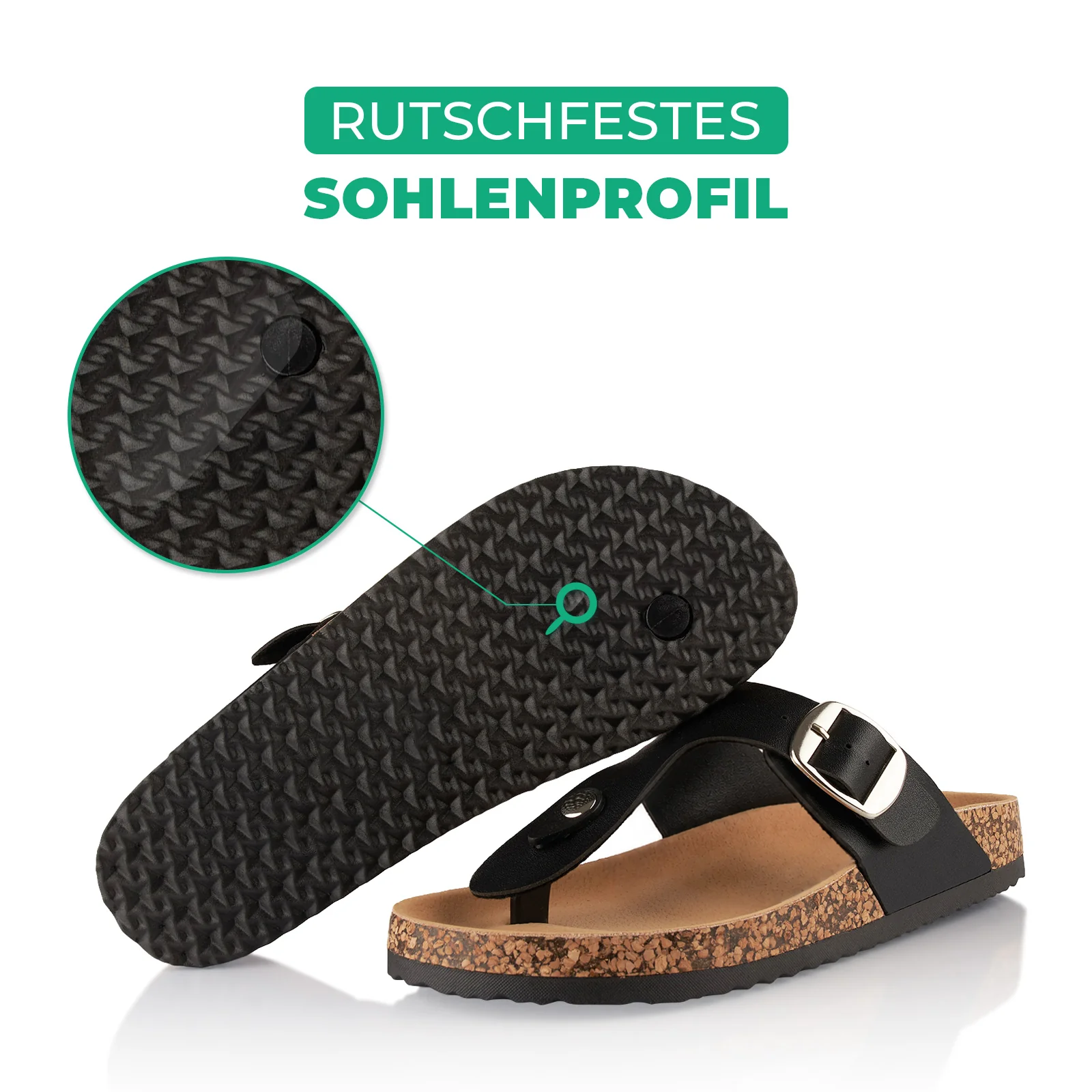 Zehentrenner mit Kork-Fußbett - Image 4