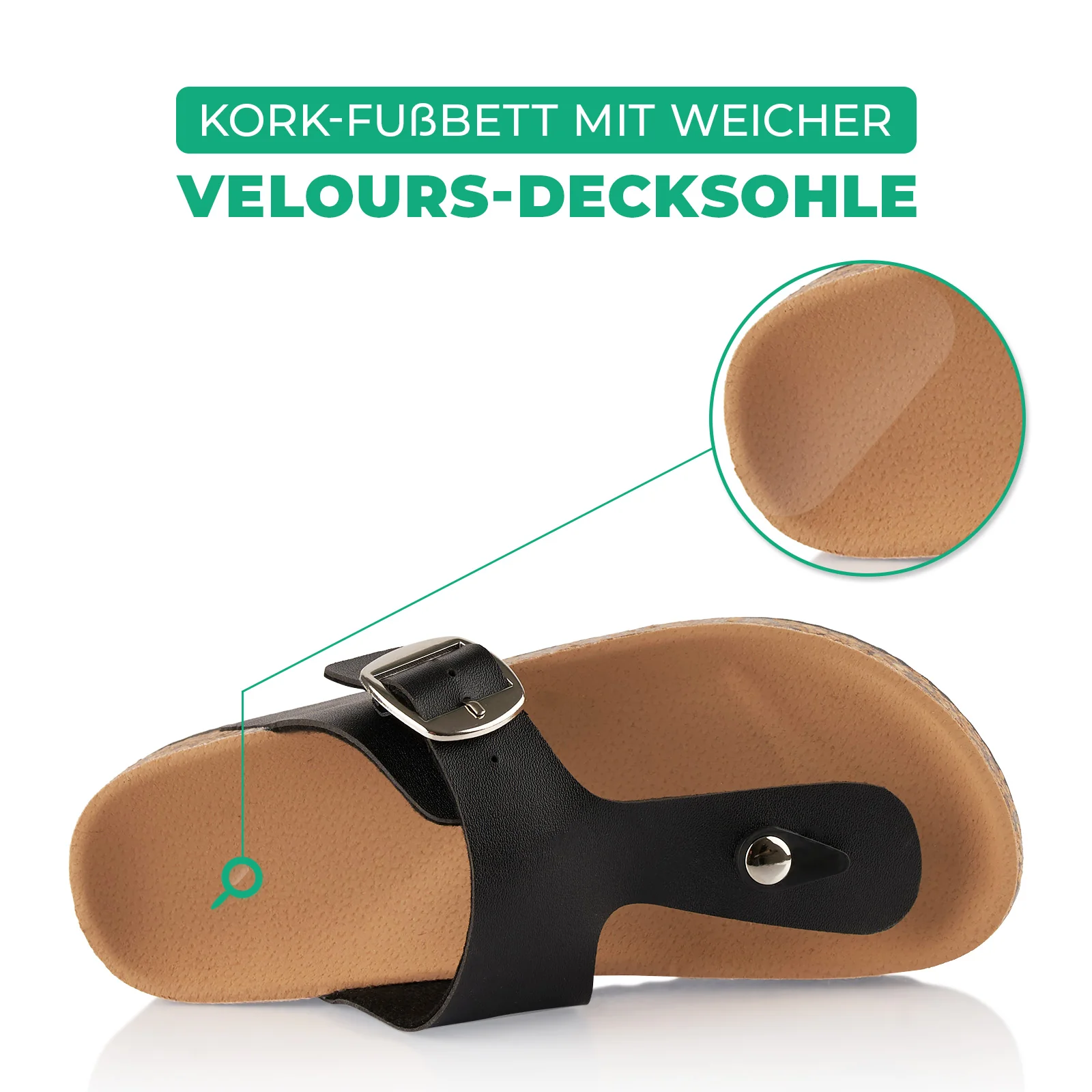Zehentrenner mit Kork-Fußbett - Image 5