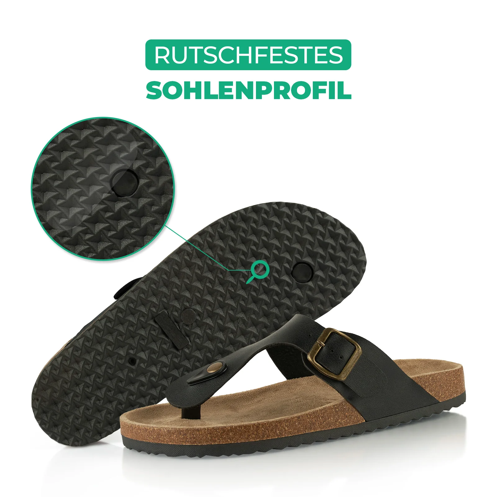 Zehentrenner mit Kork-Fußbett - Image 4