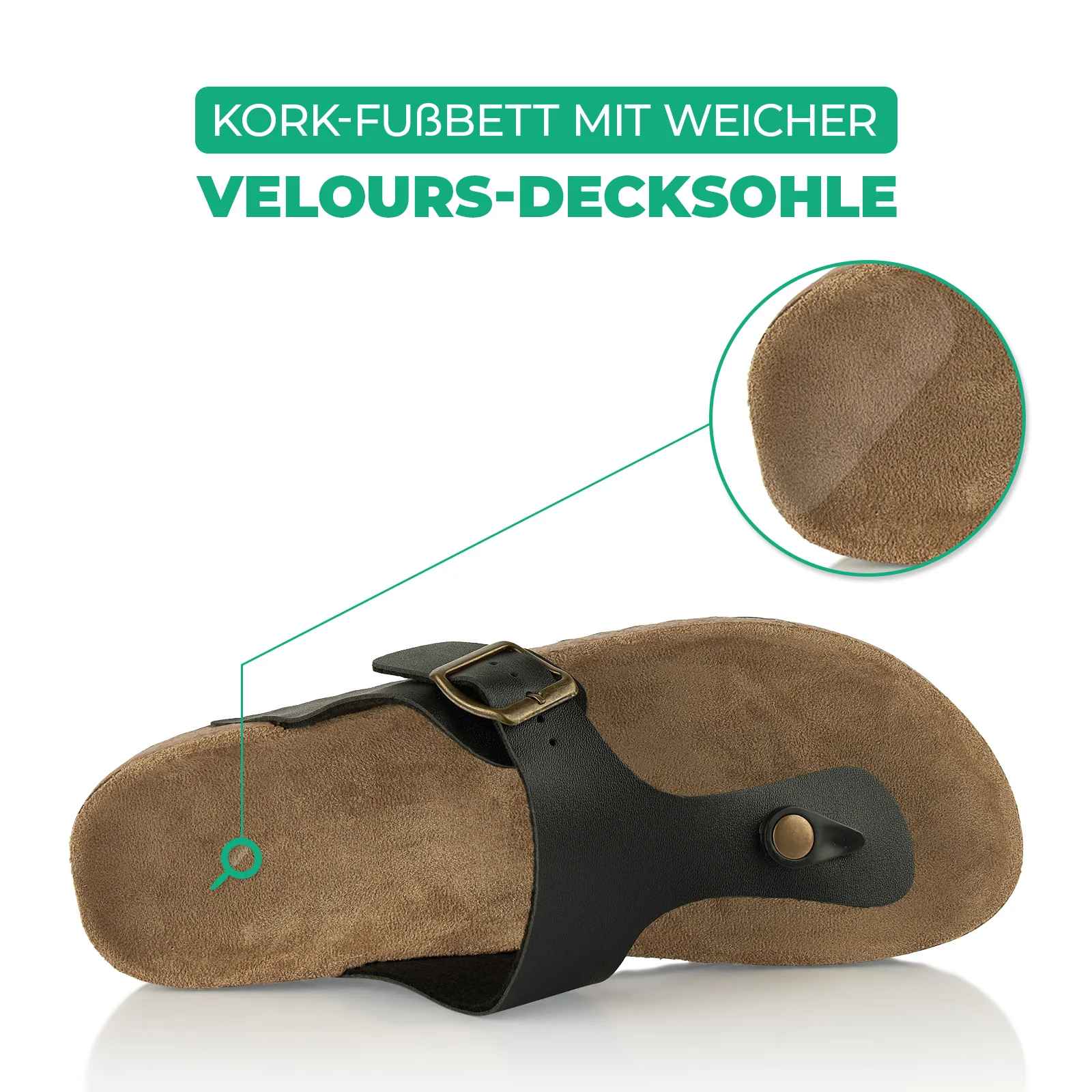 Zehentrenner mit Kork-Fußbett - Image 5
