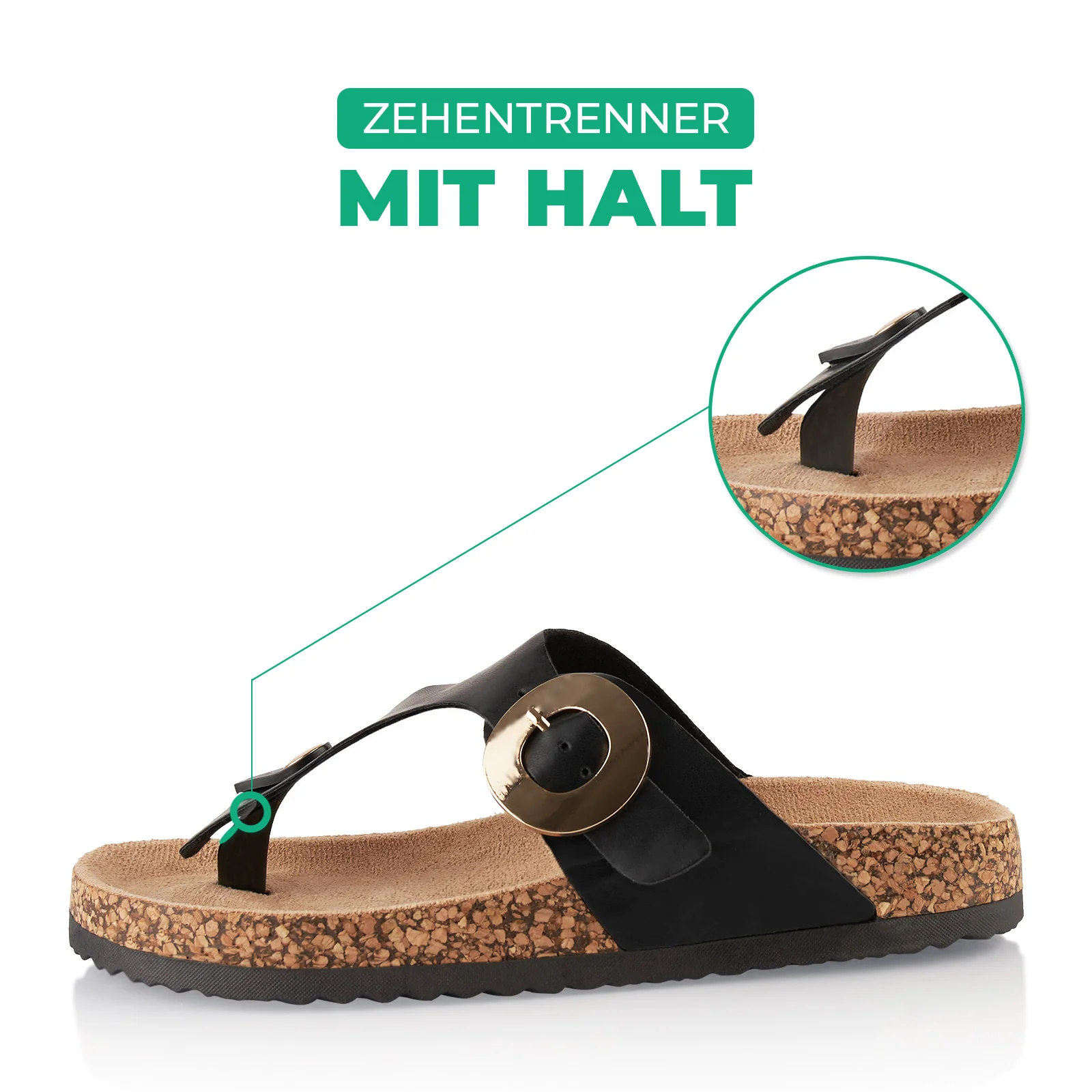 Zehentrenner mit Kork-Fußbett - Image 2