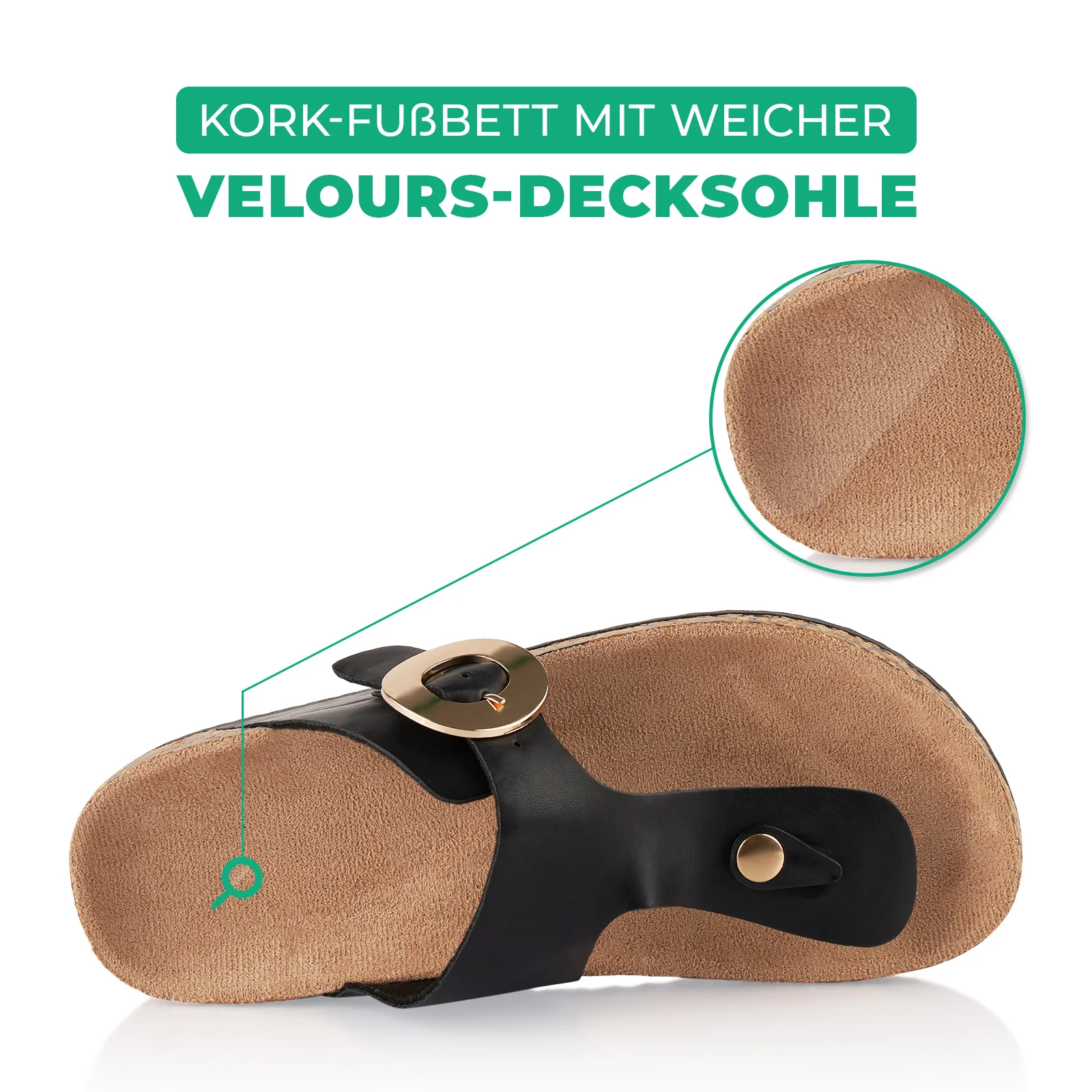 Zehentrenner mit Kork-Fußbett - Image 5