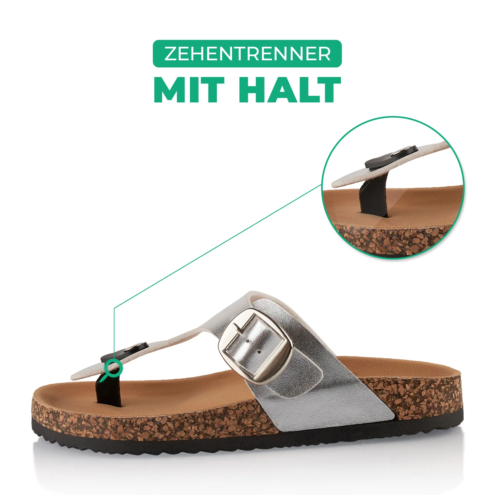 Zehentrenner mit Kork-Fußbett - Image 2