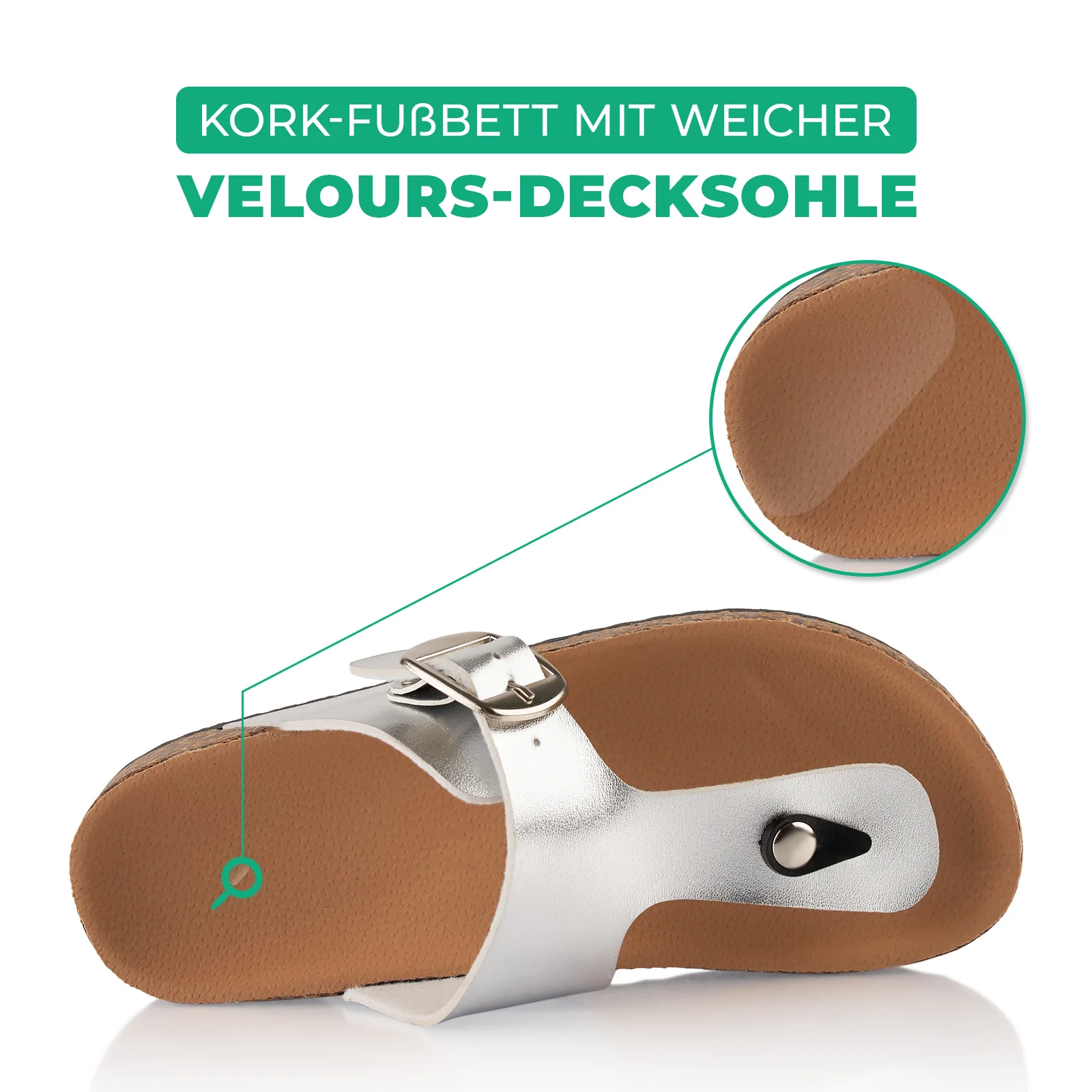 Zehentrenner mit Kork-Fußbett - Image 5