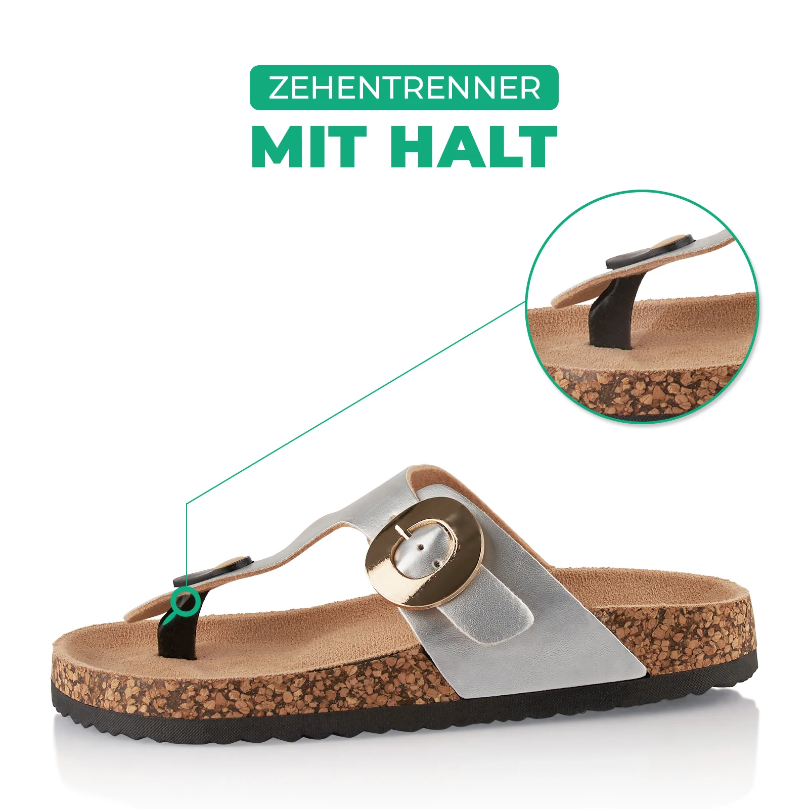 Zehentrenner mit Kork-Fußbett - Image 2