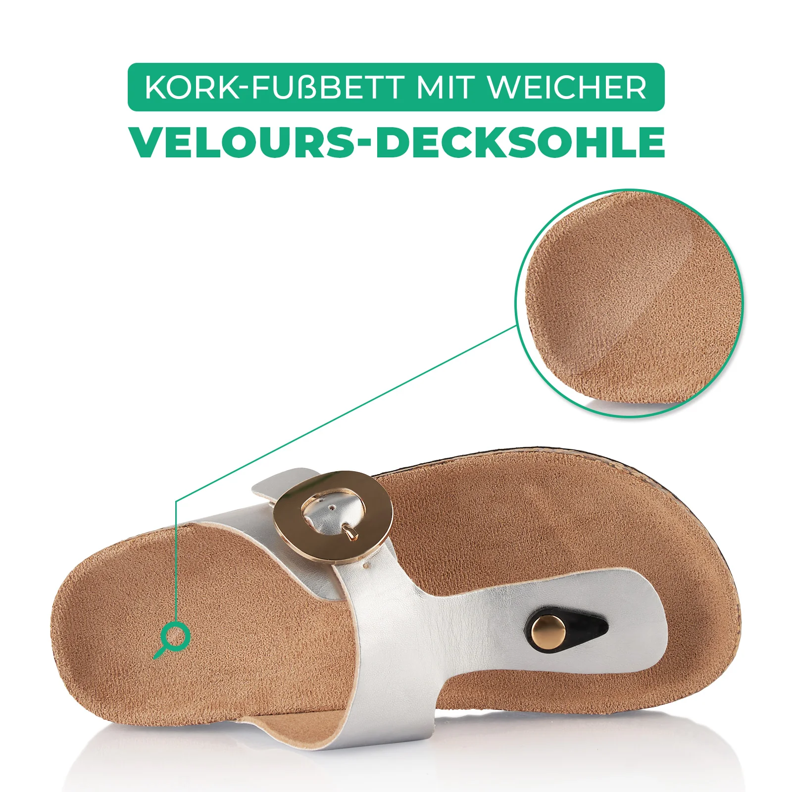 Zehentrenner mit Kork-Fußbett - Image 5