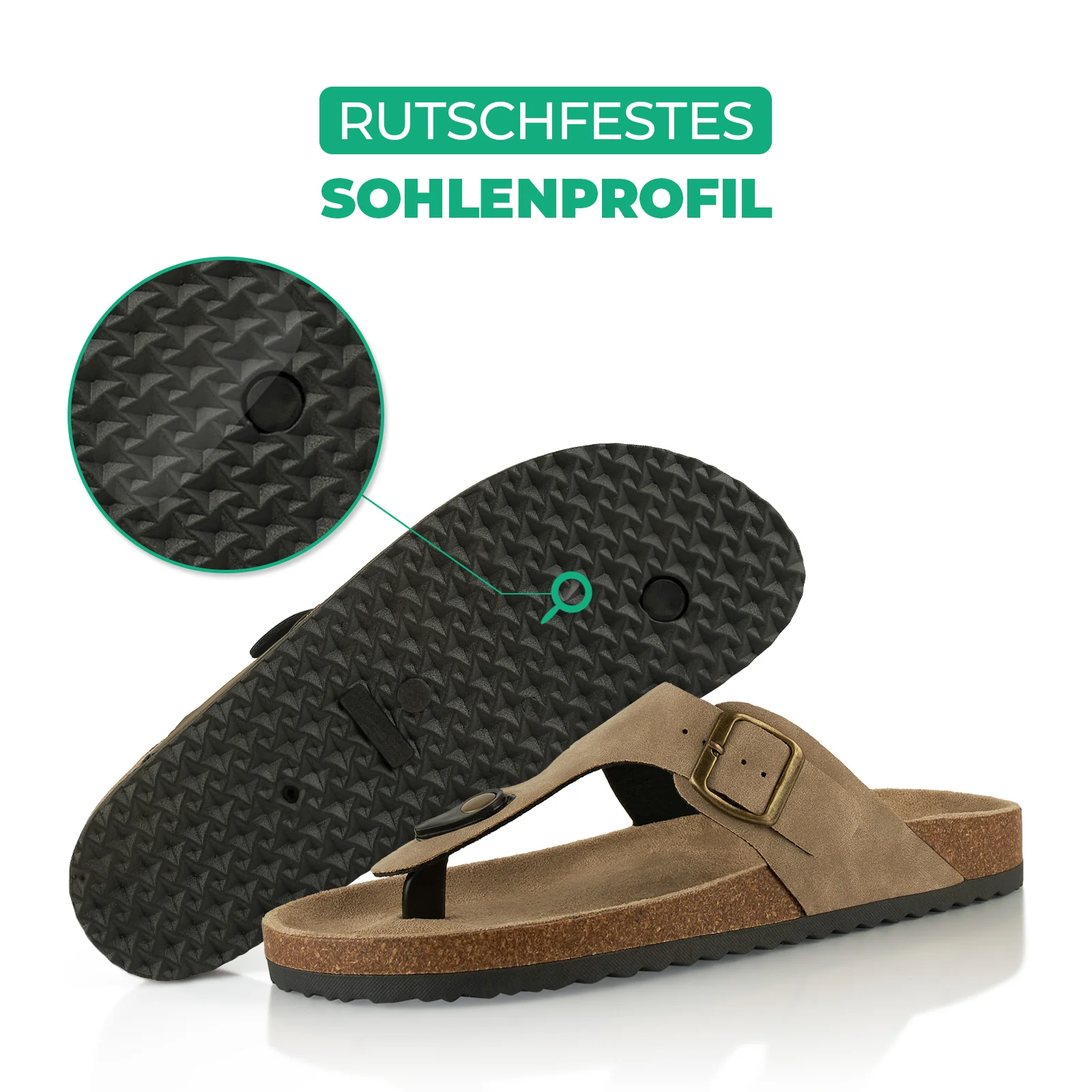 Zehentrenner mit Kork-Fußbett - Image 4
