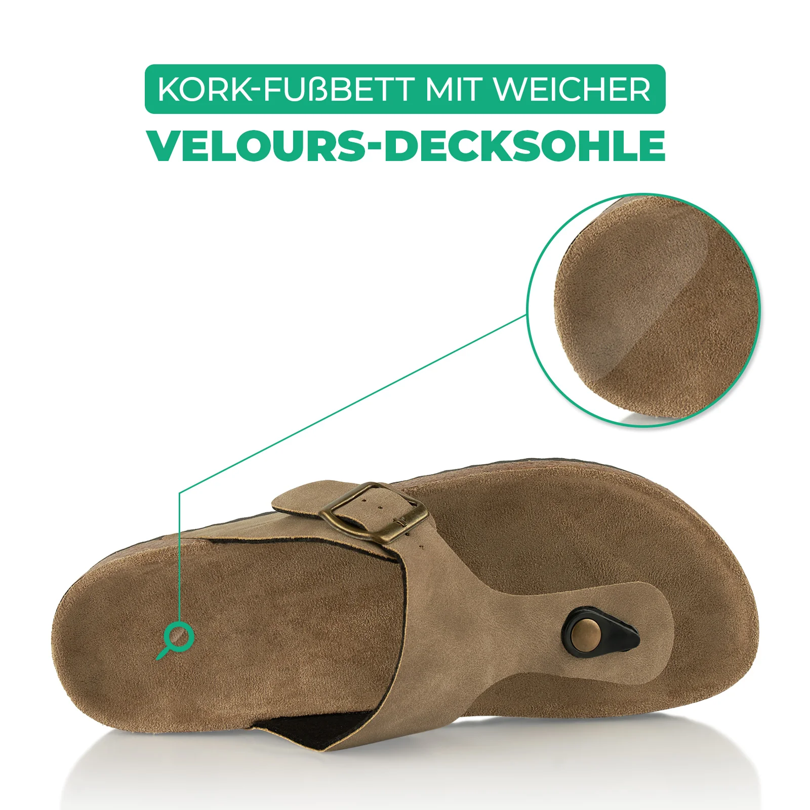 Zehentrenner mit Kork-Fußbett - Image 5