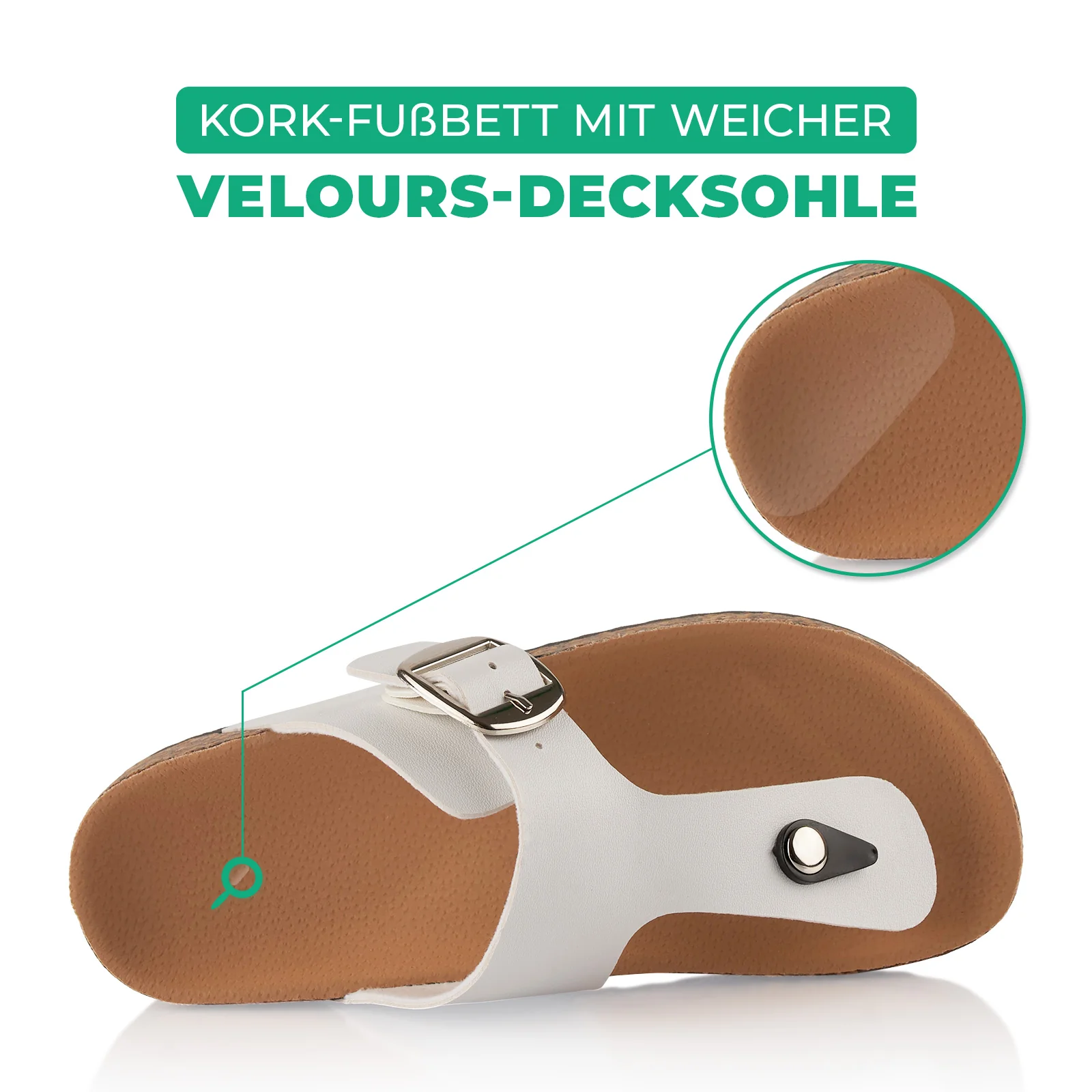 Zehentrenner mit Kork-Fußbett - Image 5