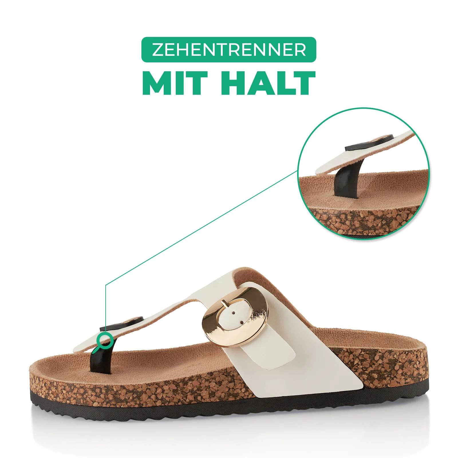 Zehentrenner mit Kork-Fußbett - Image 2