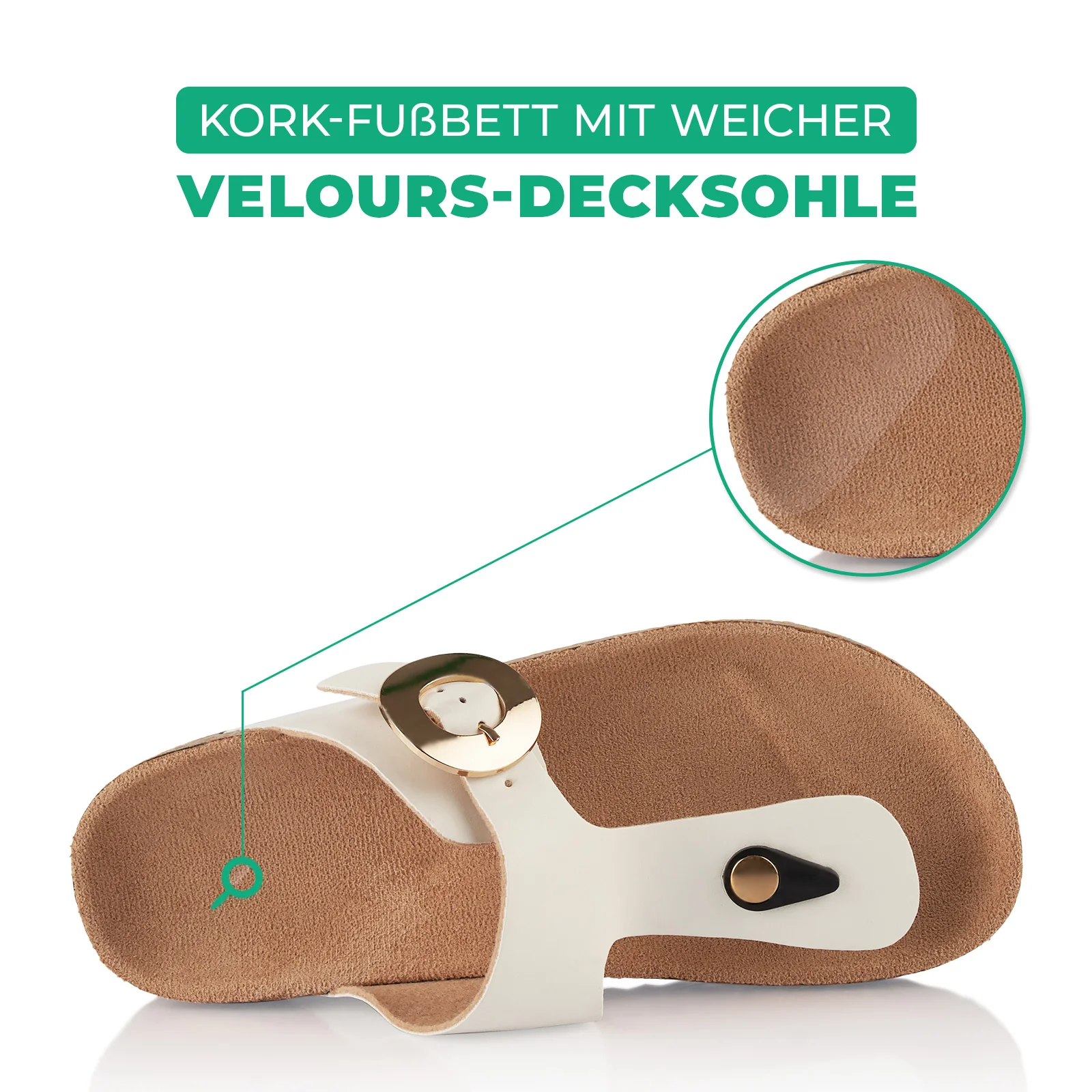Zehentrenner mit Kork-Fußbett - Image 5